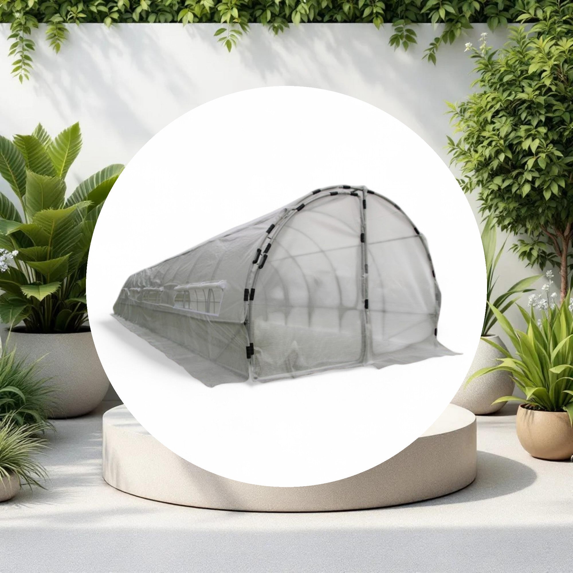 GROW1 Hoop House Replacement Cover (40ft x 10ft x 6.5ft) - Image 2
