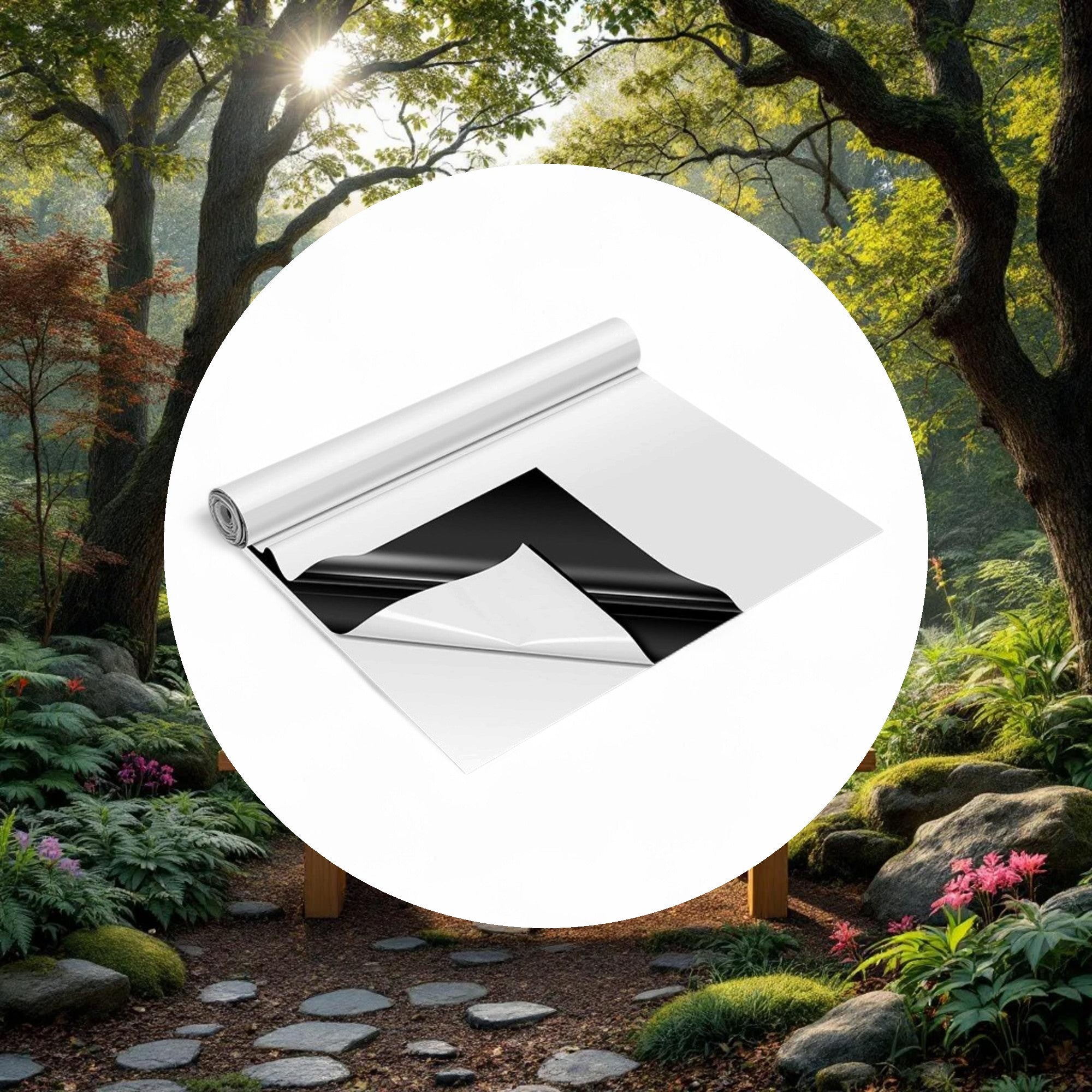 Panda Film Black and White Poly Film Roll 7mil 10ft x 100ft (3 Year) - Image 5