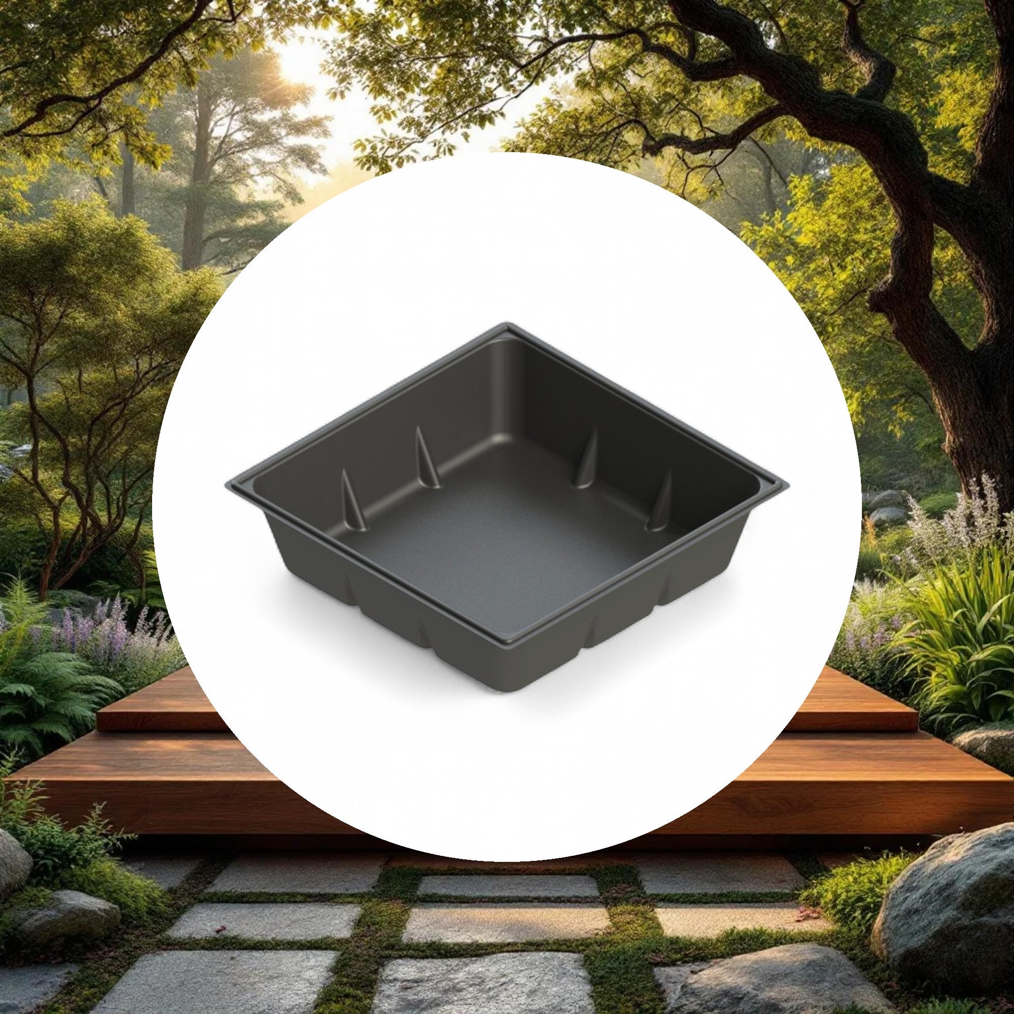 100 Gallon Reservoir, Black, Square - Image 5
