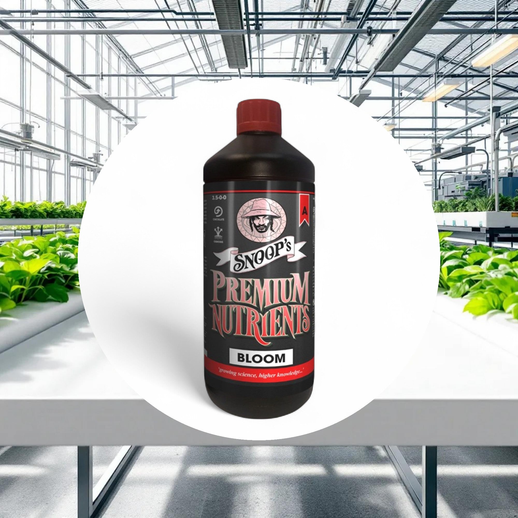 Snoop's Premium Nutrients Bloom A Circulating 5ltr 3.5-0-0 (Hydro Recirculating) - Image 2