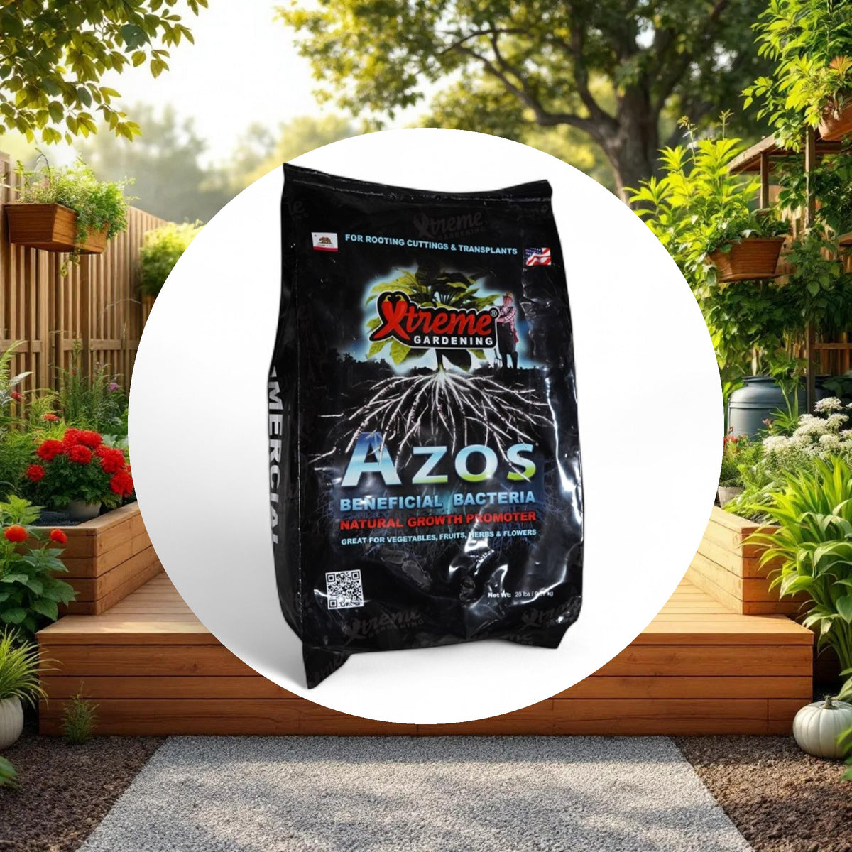 Xtreme Gardening AZOS Beneficial Bacteria Natural Growth Promoter 20lbs - Image 5