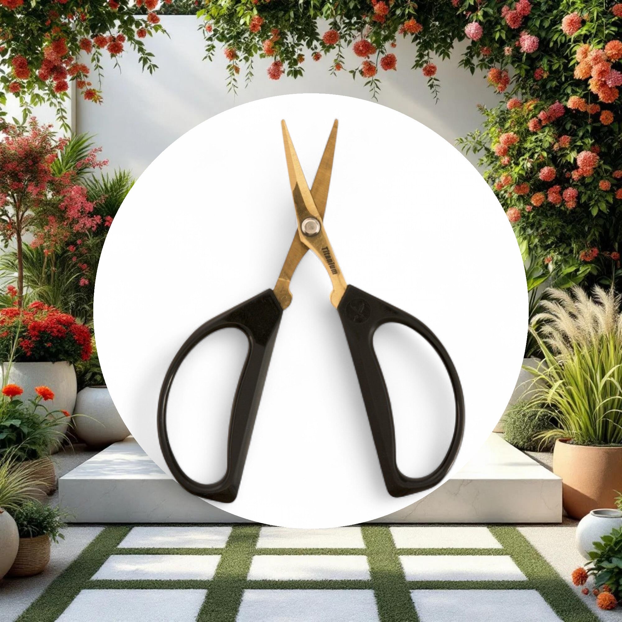 Piranha Pruner Bonsai Shear Scissors 40mm Titanium Blade - Image 2