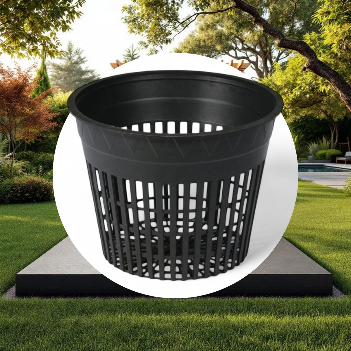 2'' Net Mesh Cut Pot (48/pk) - Image 4