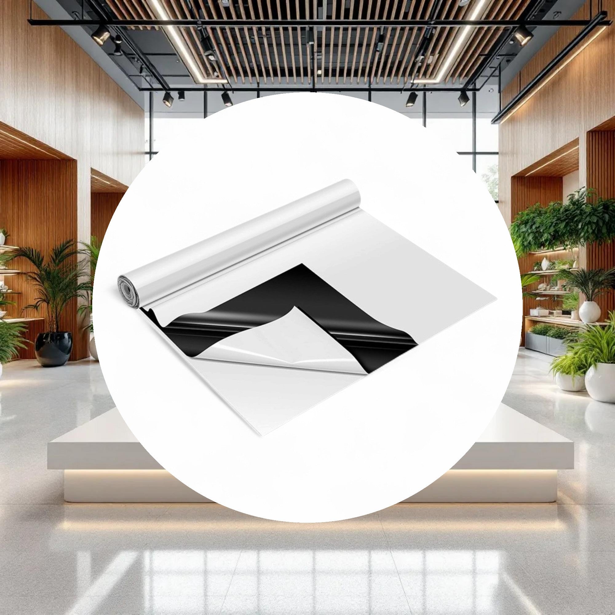 Panda Film Black and White Poly Film Roll 7mil 10ft x 100ft (3 Year) - Image 3