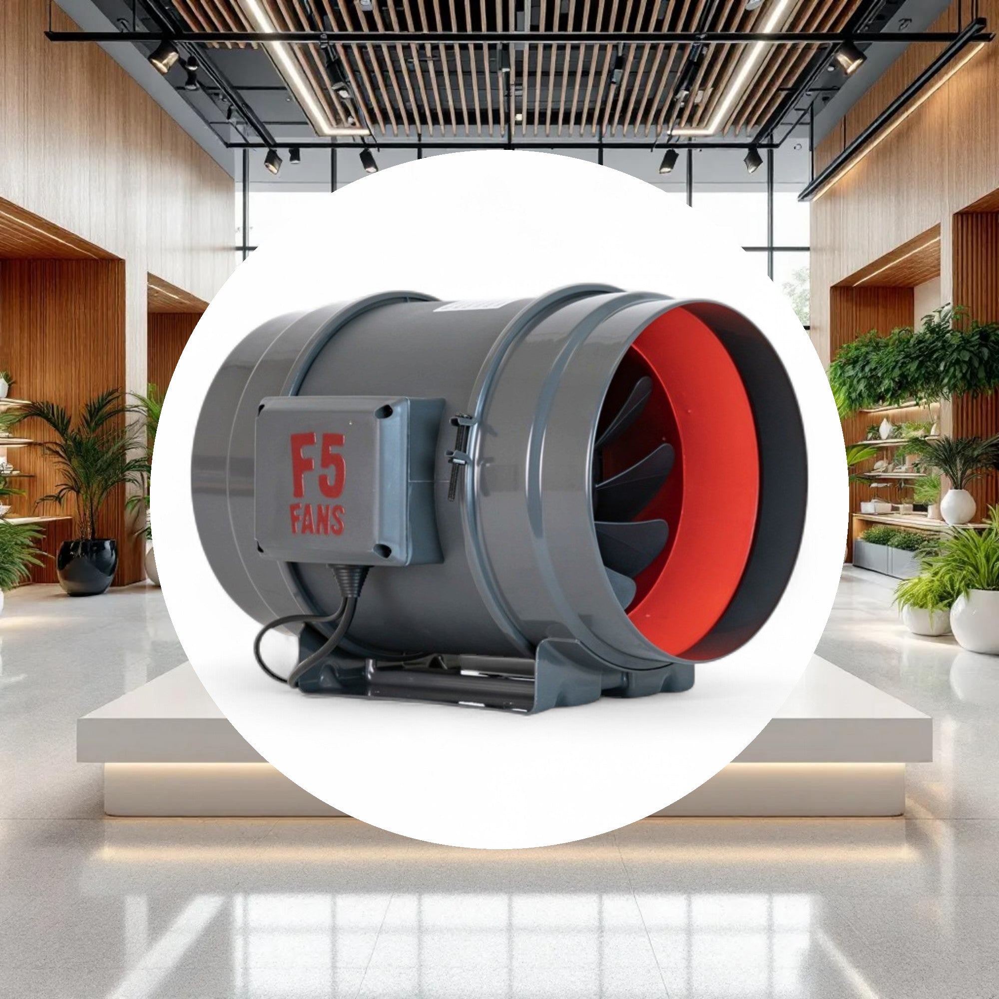 F5 Fans Turbo EC Inline Fan 8in - Image 3