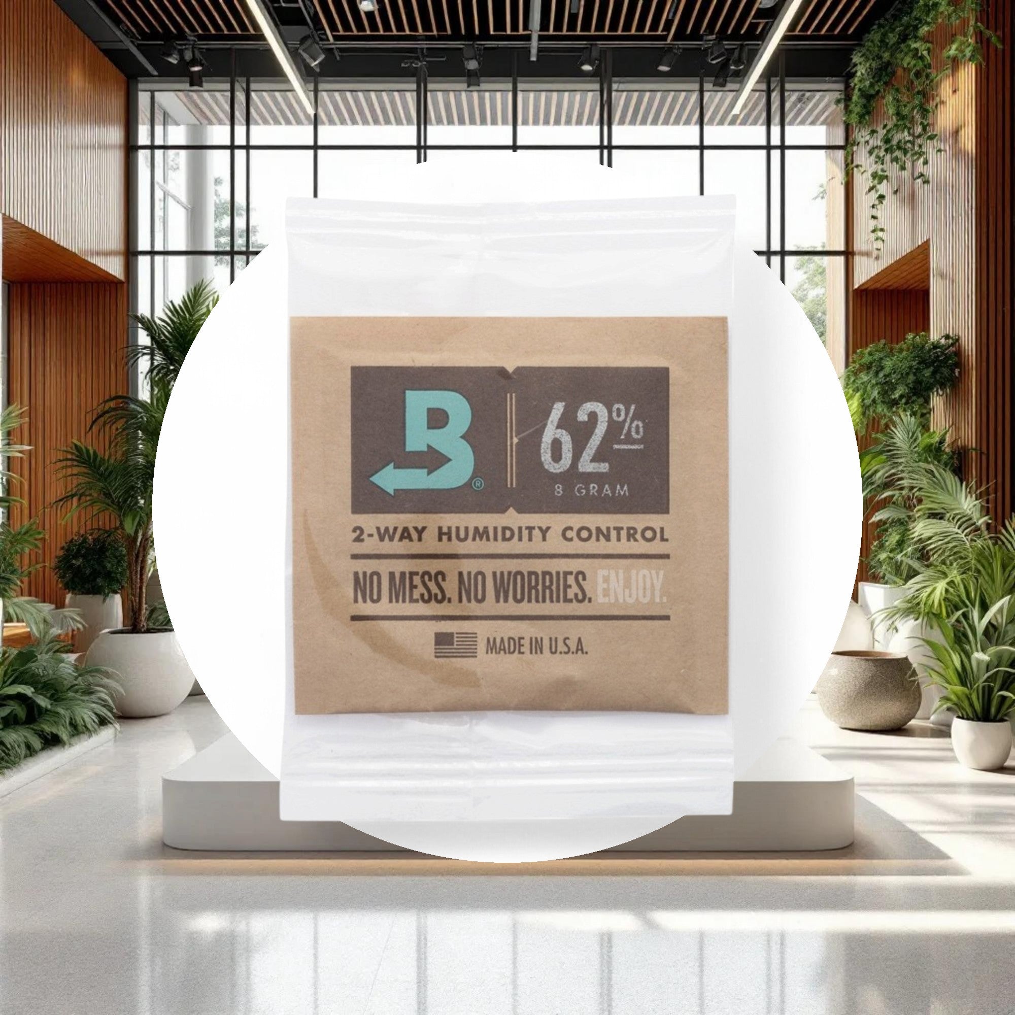Boveda 2-Way Humidity Control Pack 62% RH 8g Bulk Individually Wrapped (300pcs/Case) - Image 3
