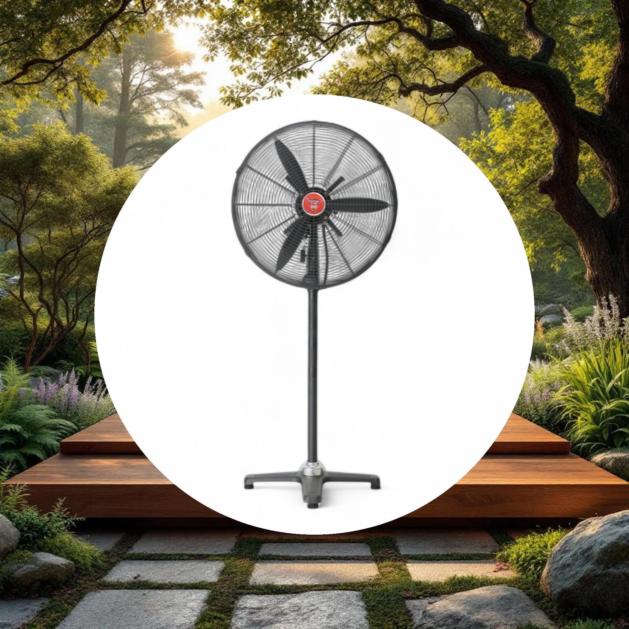 F5 Fans Industrial Oscillating Pedestal Fan 18in - Image 5