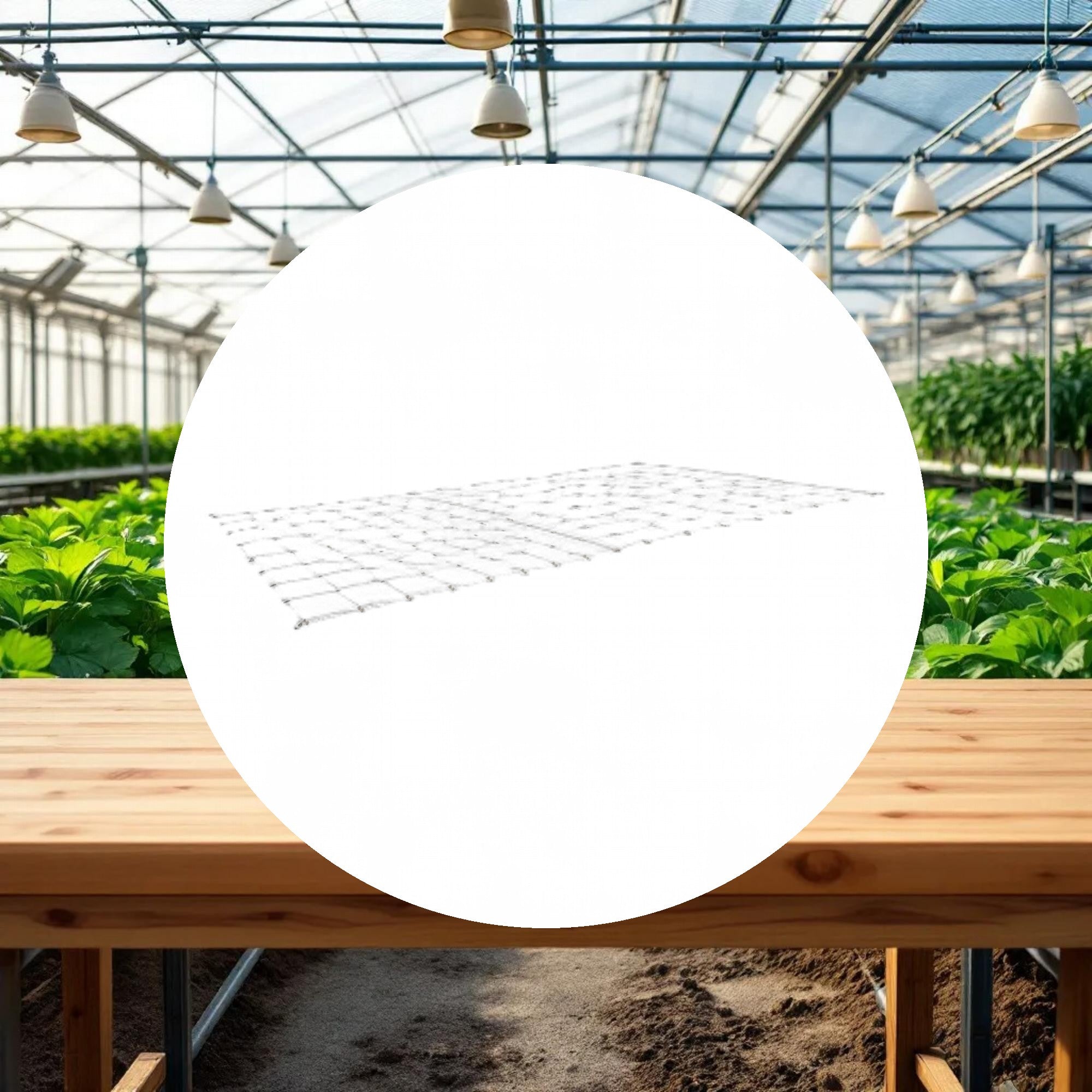 GROW1 Grow Tent Flexible Trellis Netting 5ft x 10ft (4in Holes) - Image 2