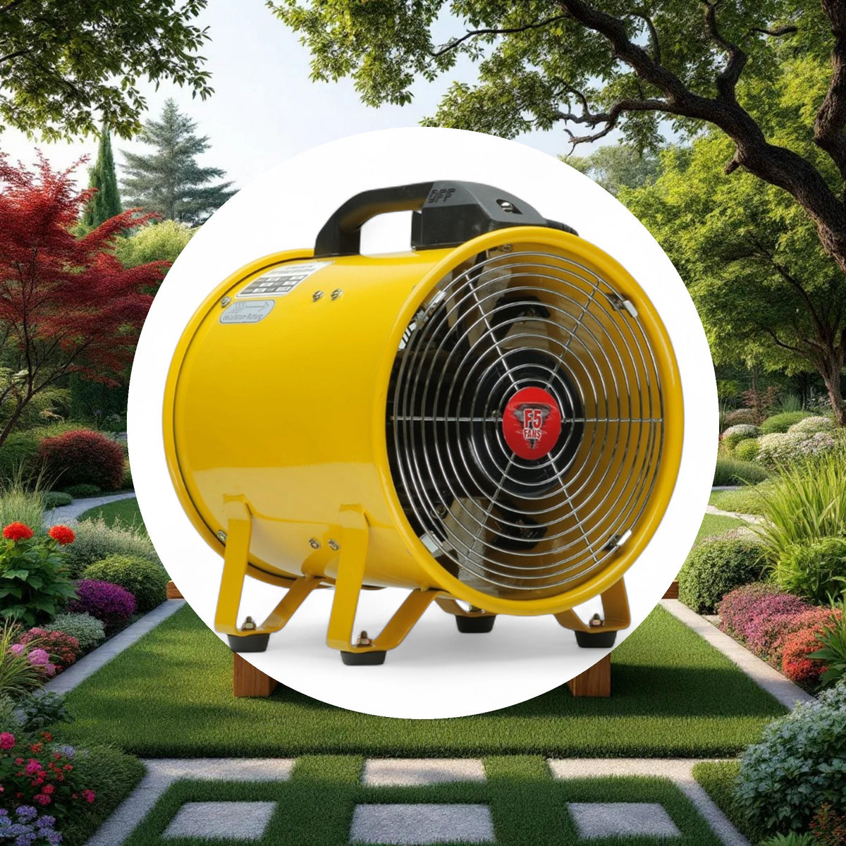 F5 Fans Portable Axial Fan 10in - Image 4