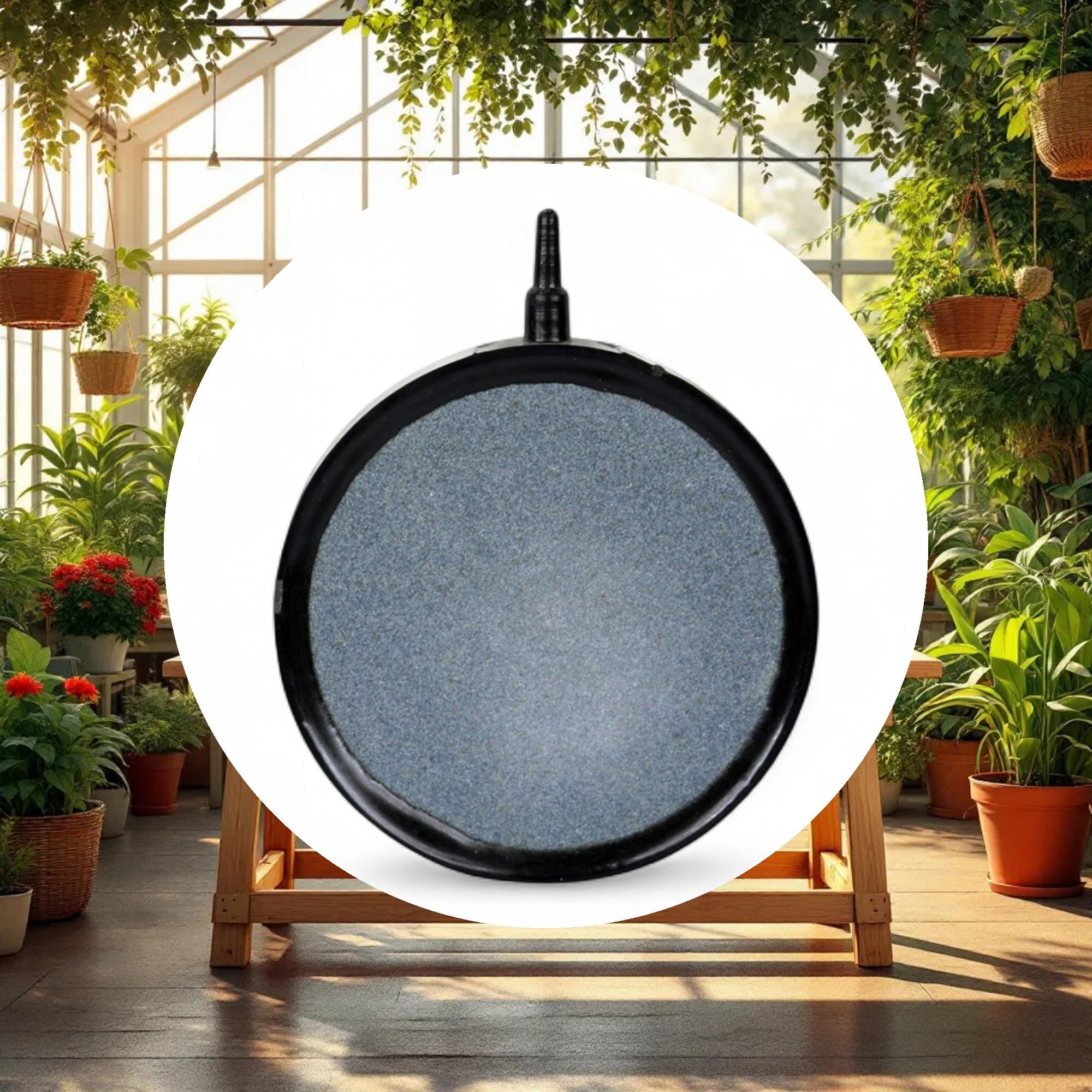 AquaVita 10'' Round Air Stone - Image 3