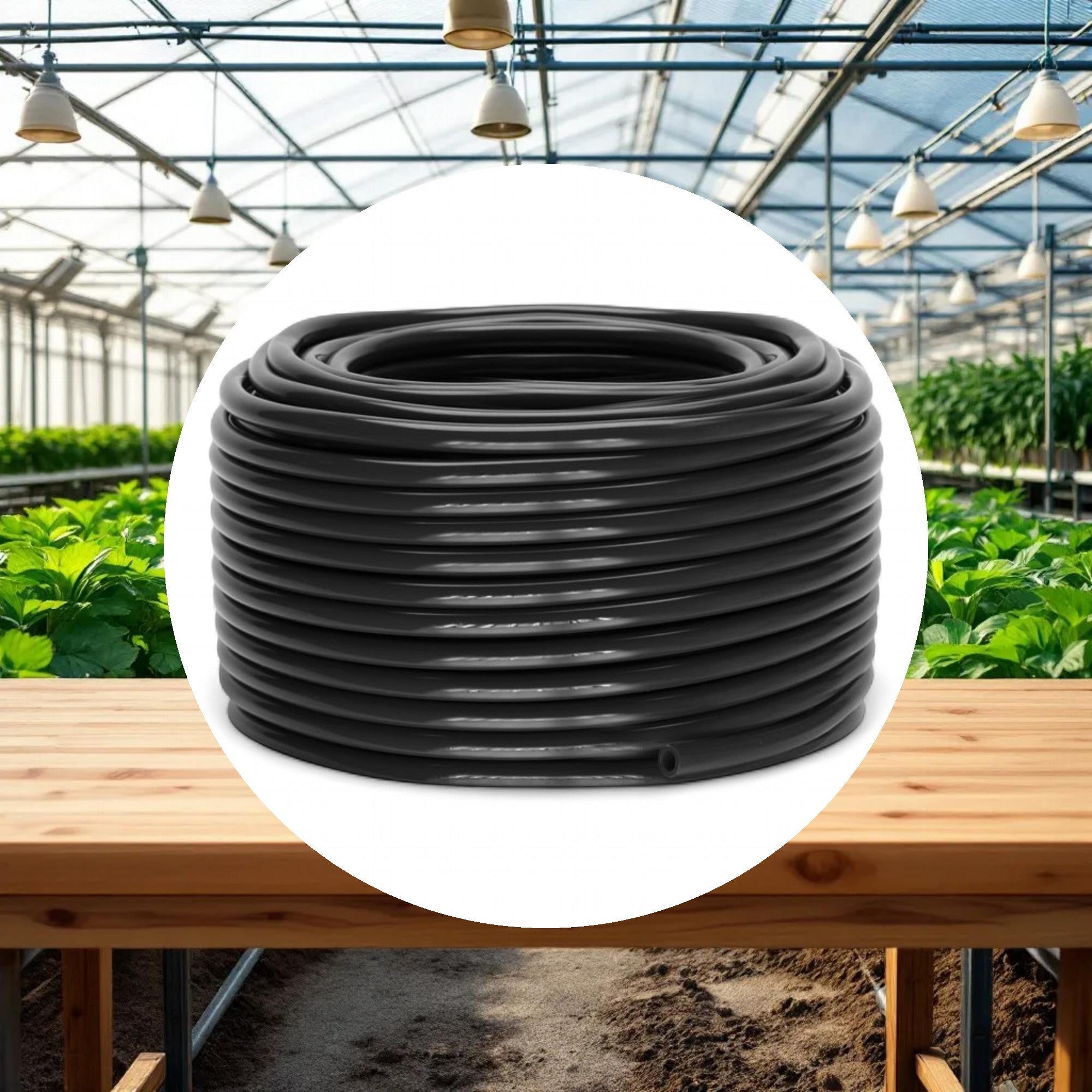 GROW1 Black Vinyl Tubing I.D. 3/4in x 50ft - Image 3