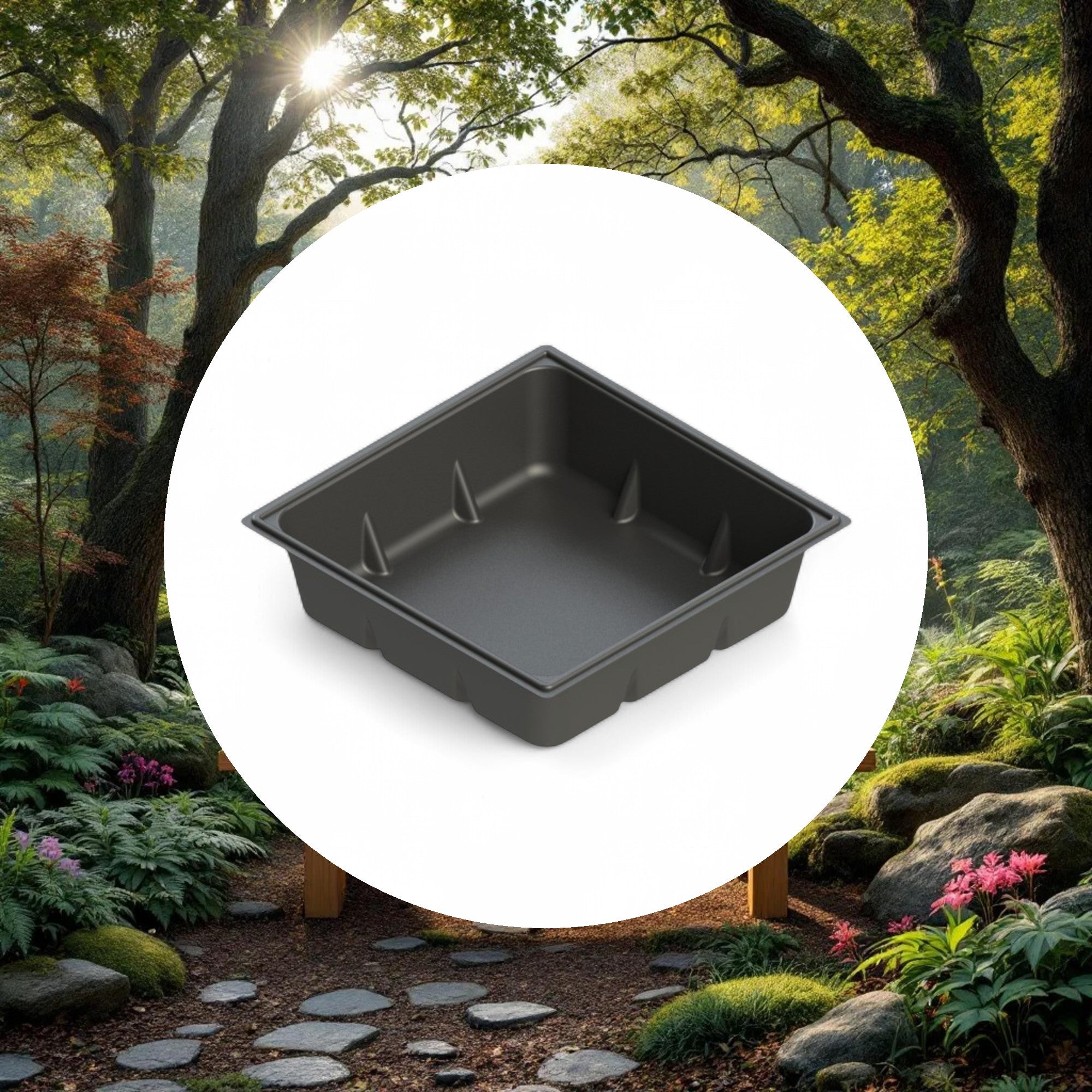 70 Gallon Reservoir, Black, Square - Image 5