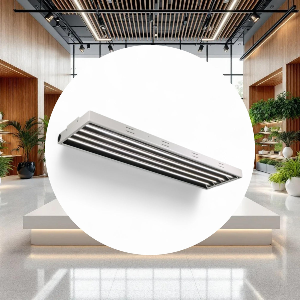 Lightech T5 LED Fixture 4ft 8 Bulb 5500k 120v - Image 4