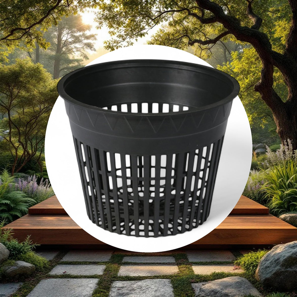 2'' Net Mesh Cut Pot (48/pk) - Image 5