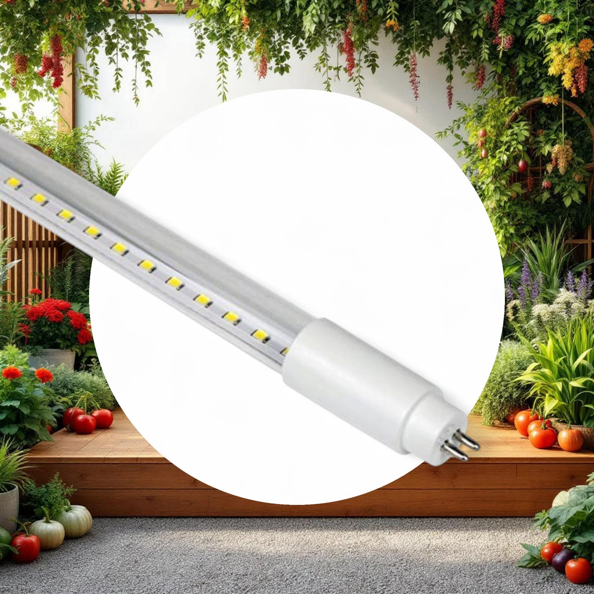 4' SupremeLux 24w T5 LED Bulbs - Full Spectrum White 6500k - Image 5