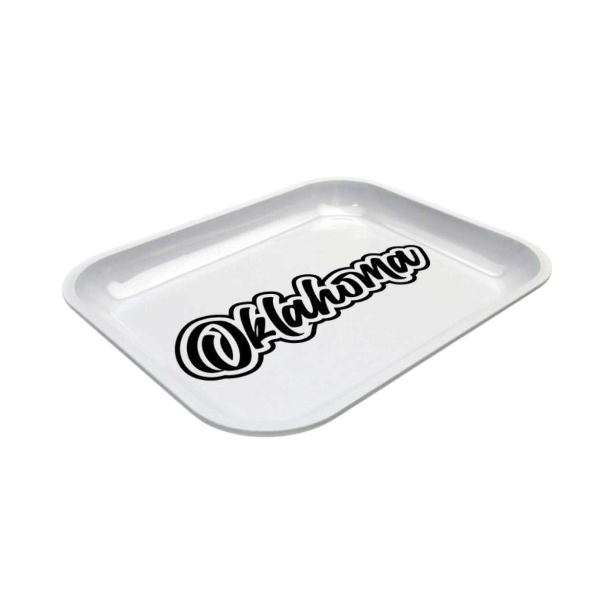 Large Dope Trays x Oklahoma – White background Black Logo