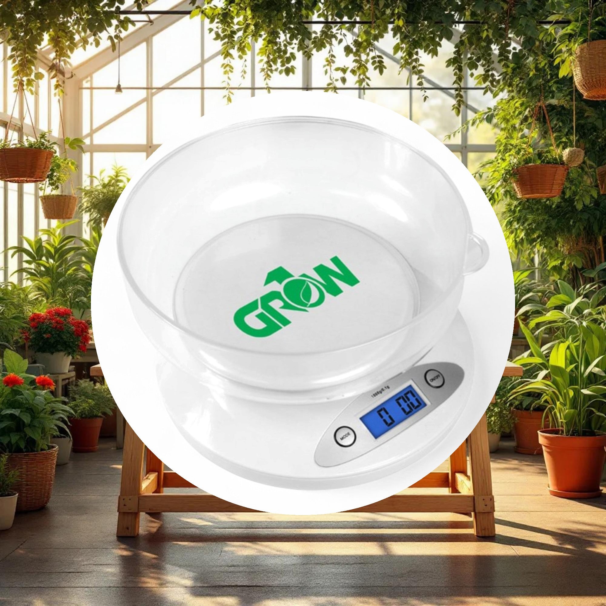GROW1 Digital Nutrient Scale w/ Bowl 2.5lbs - Image 2