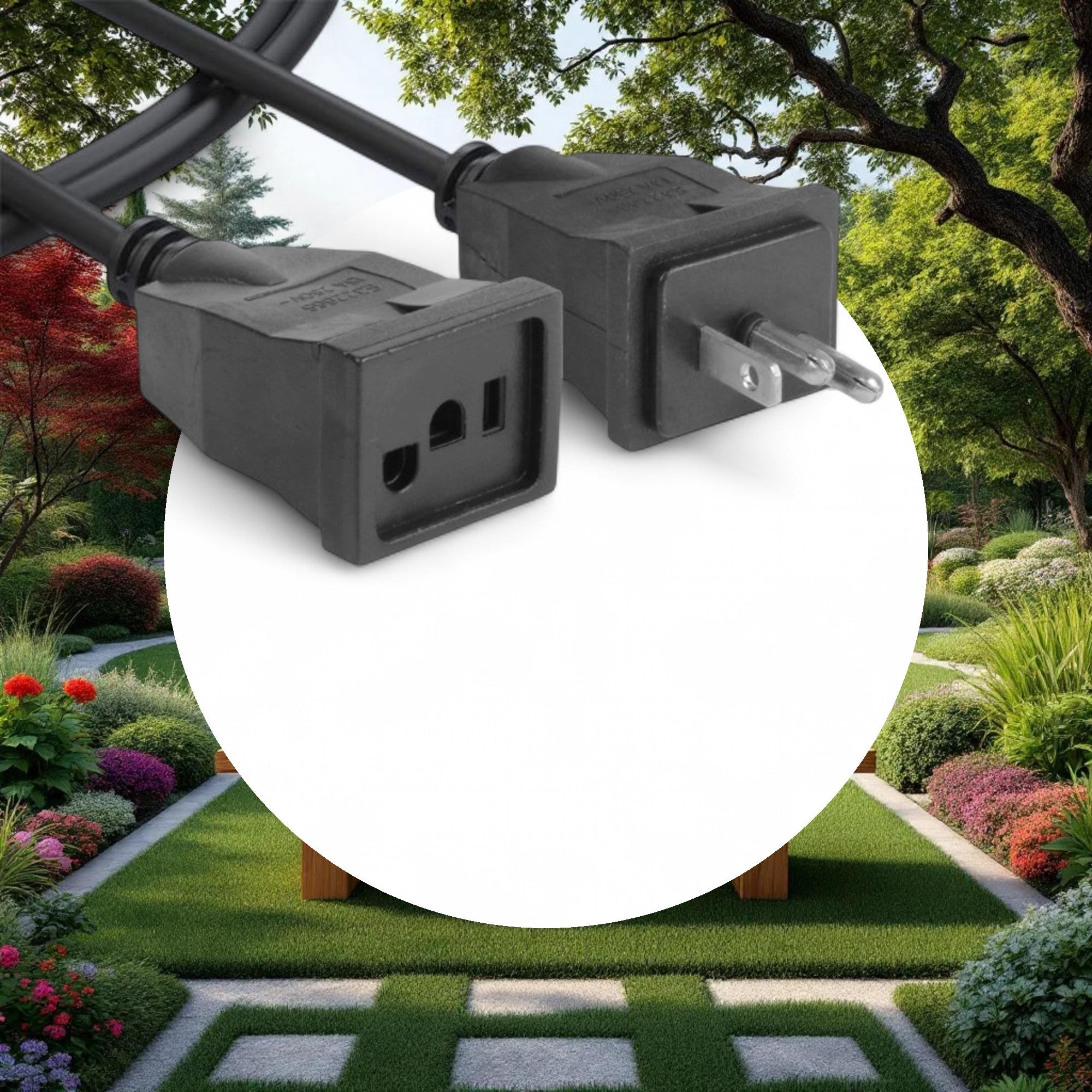 Grow1 Reflector 14 Gauge Extension Cord 15' - Image 4