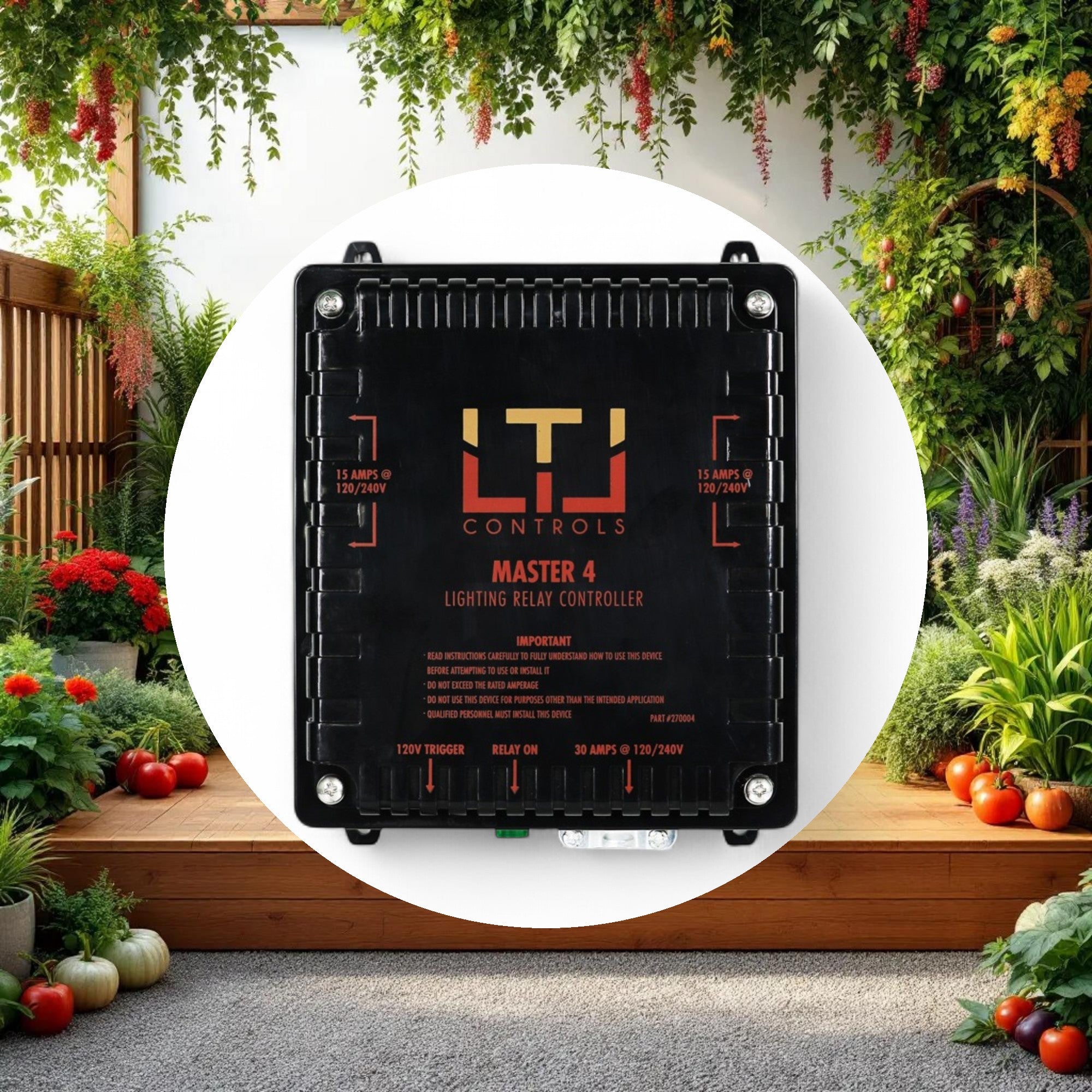LTL Controls MASTER 4 Lighting Relay Controller w/o Timer (120V & 240V Universal Plug) - Image 3