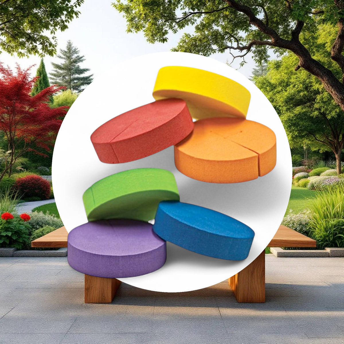 GROW1 Neoprene Inserts Multicolor 2in (192pcs/Pack) - Image 4