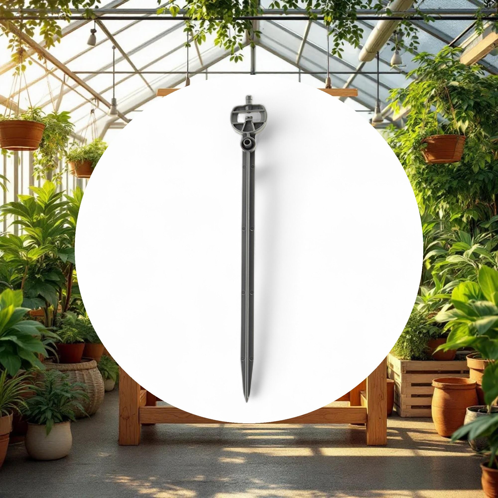 Netafim Pressure Compensating Standard Spray Stake Single Pattern 6.6GPH Grey (50pcs/Bag) - Image 3