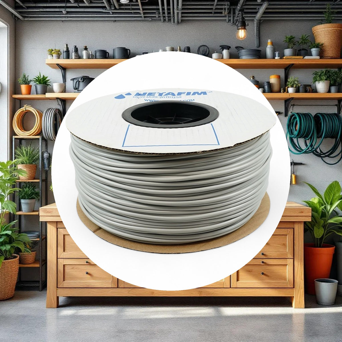 Netafim Super Flex UV Polyethylene Tubing 5mm 1000ft Roll - Image 2
