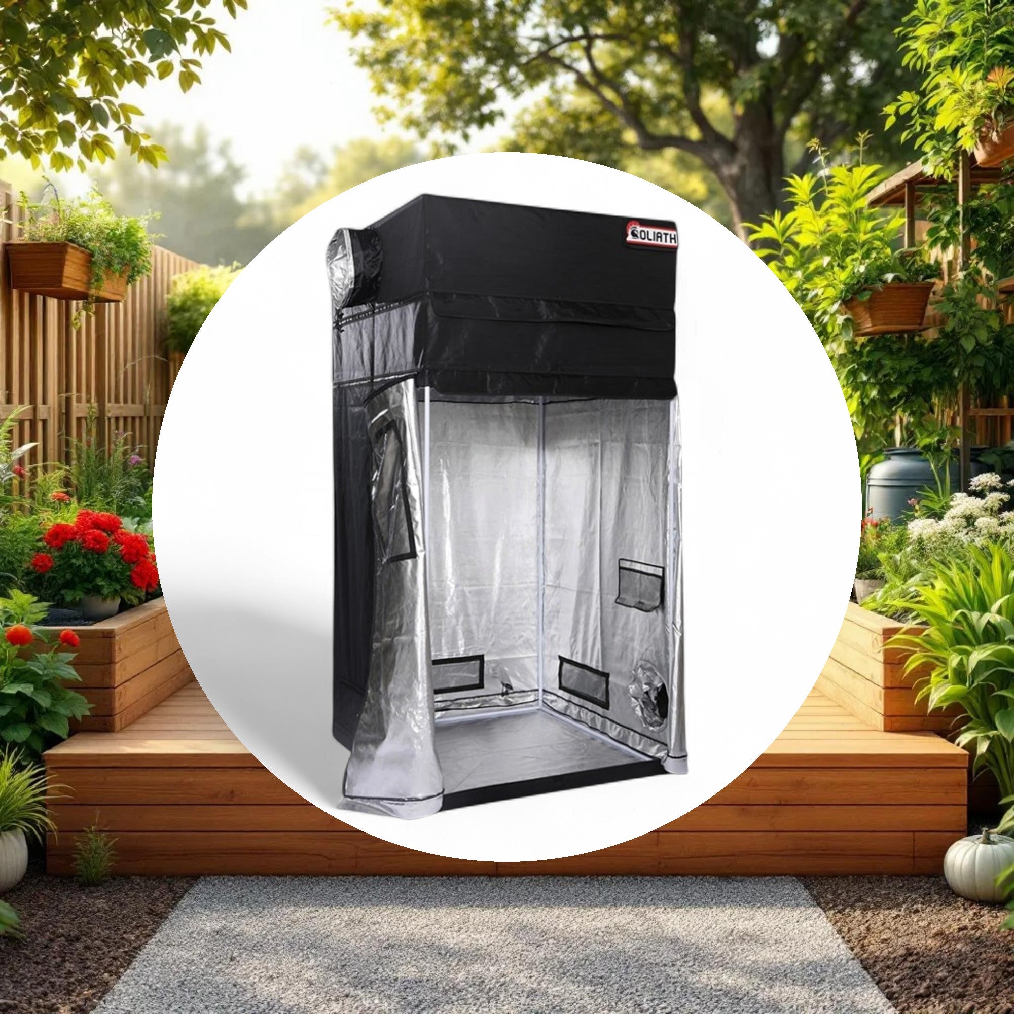 Goliath Grow Tent 4ft x 4ft x 6ft11in - 7ft11in - Image 5