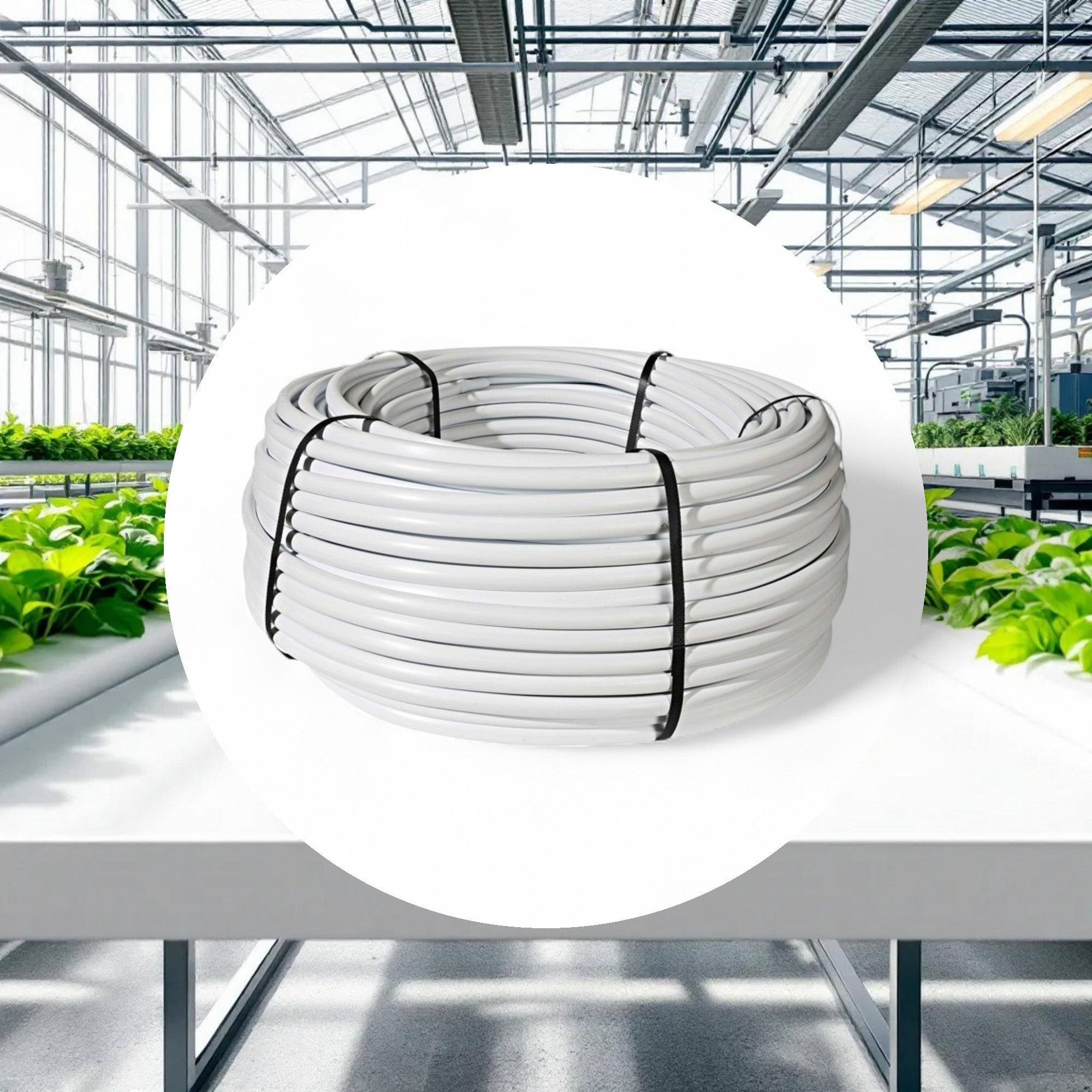 Netafim UV Polyethylene Tubing 17mm (0.56in ID x 0.6in OD) 500ft Roll - Image 3
