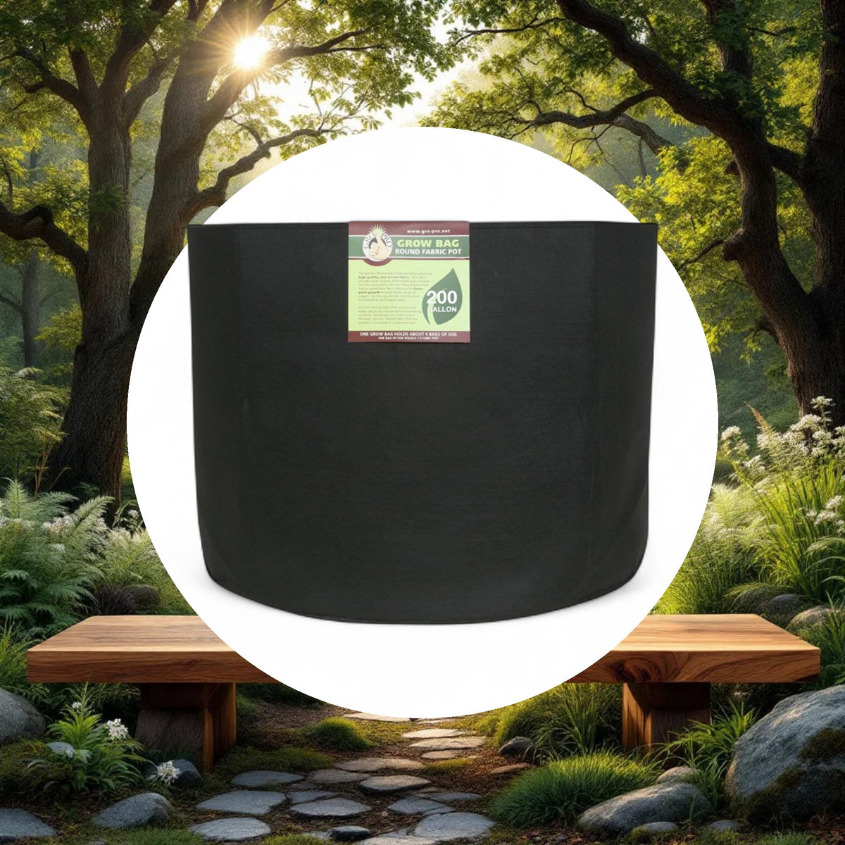 Gro Pro Premium Round Fabric pot 200 gallon - Image 5