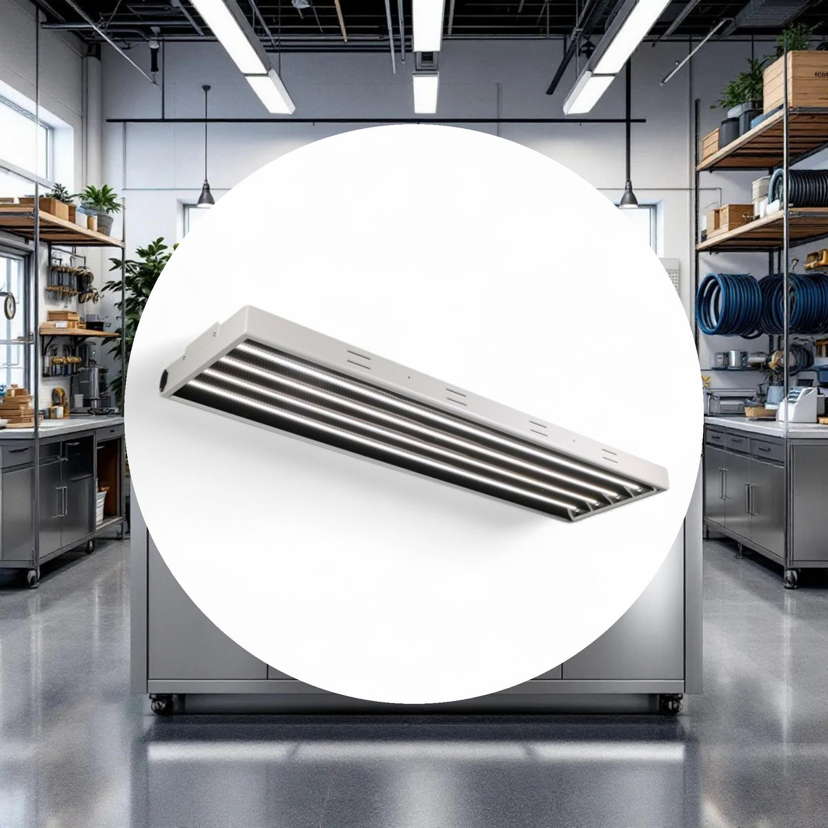 Lightech T5 LED Fixture 4ft 8 Bulb 5500k 120v - Image 3