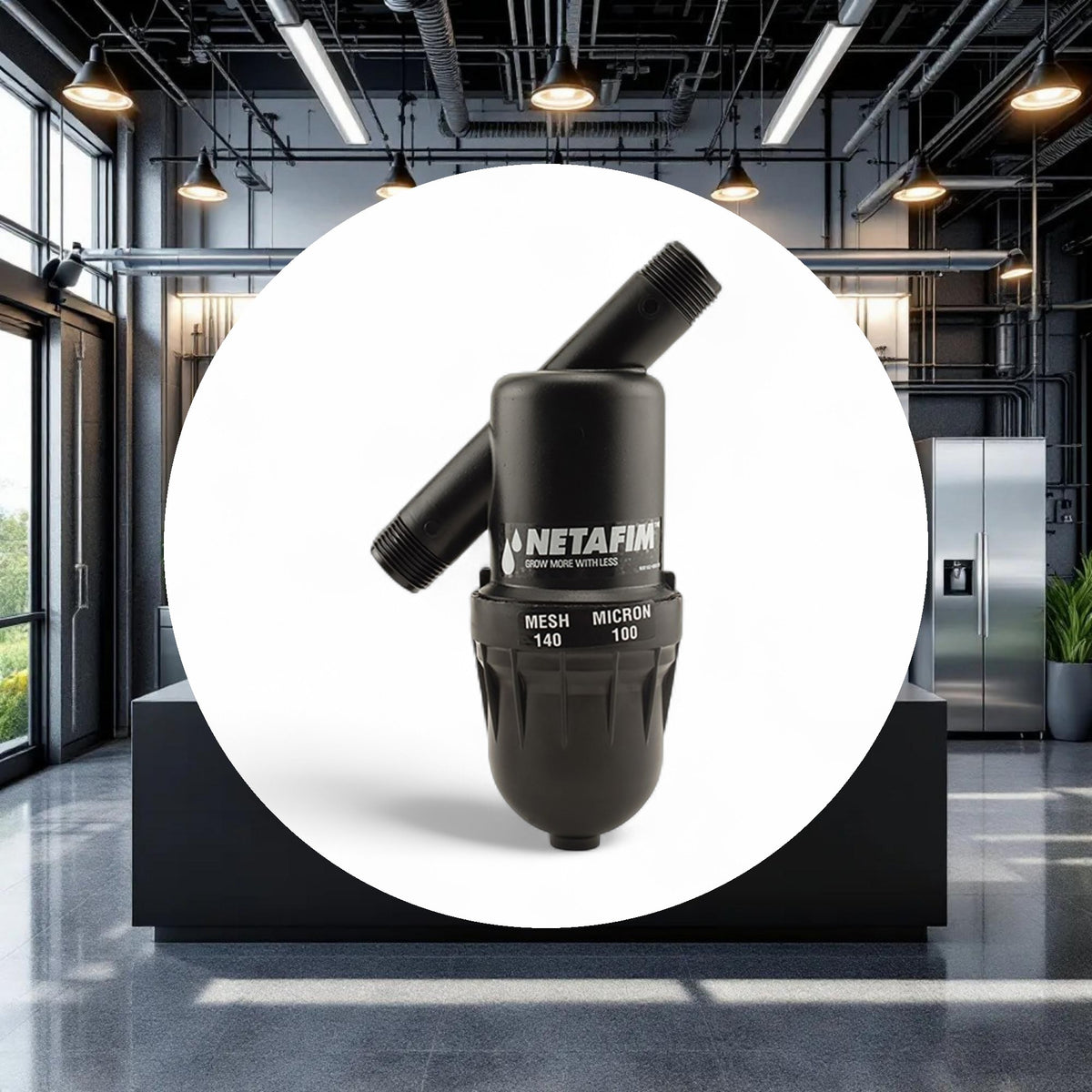 Netafim Manual Disc Filter 3/4in MPT x MPT 140 Mesh 1-17GPM - Image 2