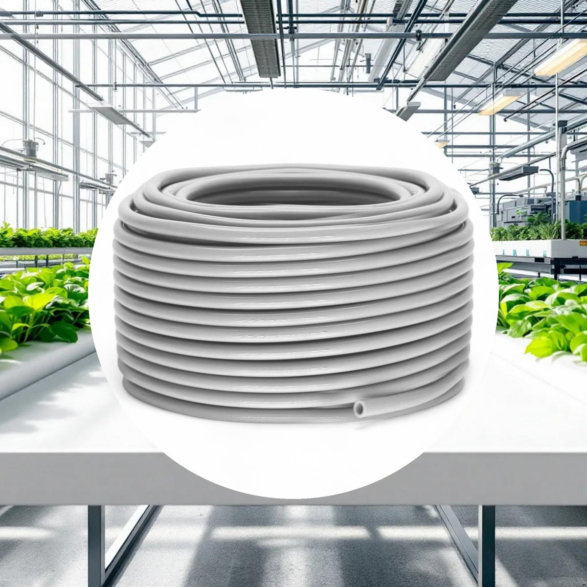 GROW1 White Vinyl Tubing I.D. 3/16in x 100ft - Image 3