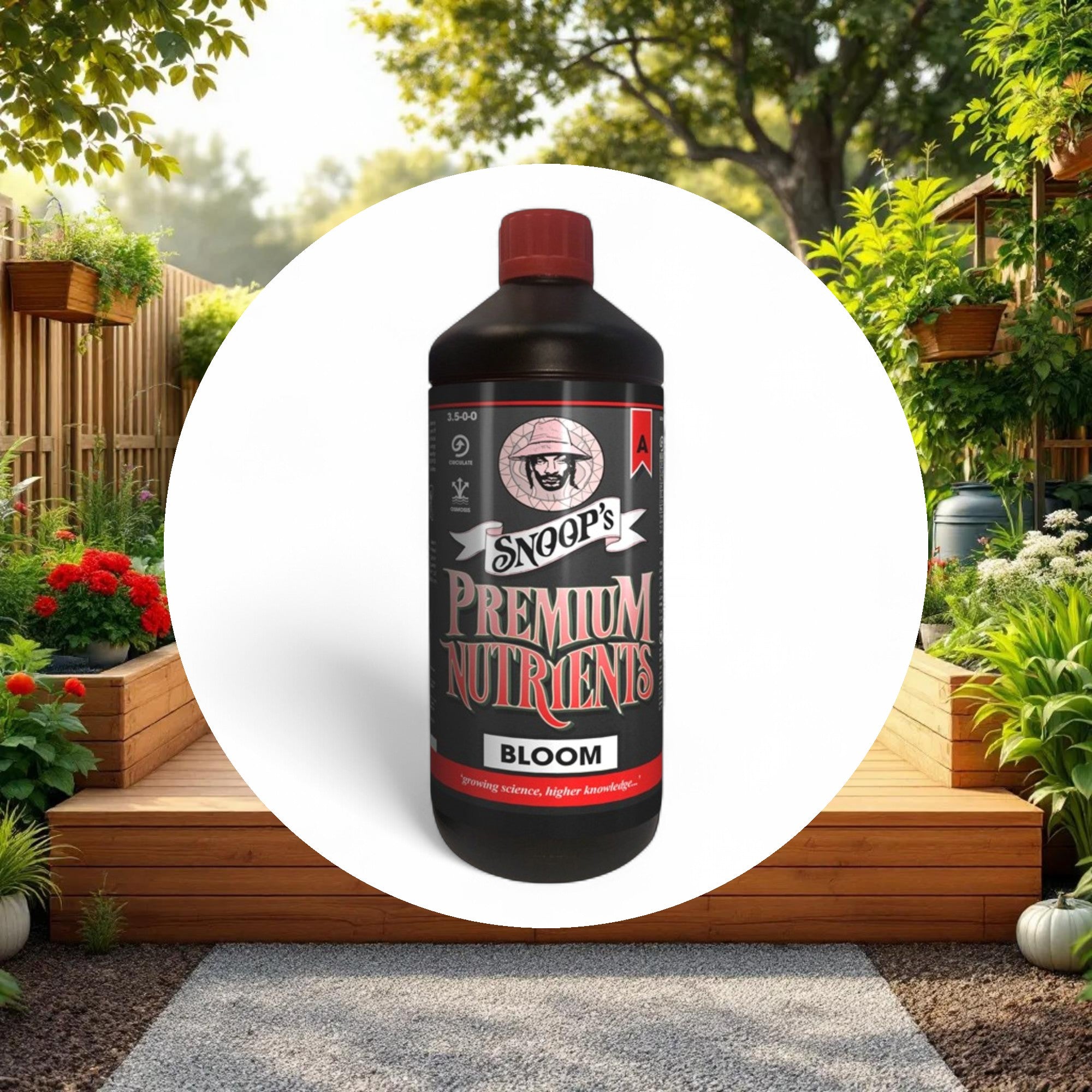 Snoop's Premium Nutrients Bloom A Circulating 10ltr 3.5-0-0 (Hydro Recirculating) - Image 5