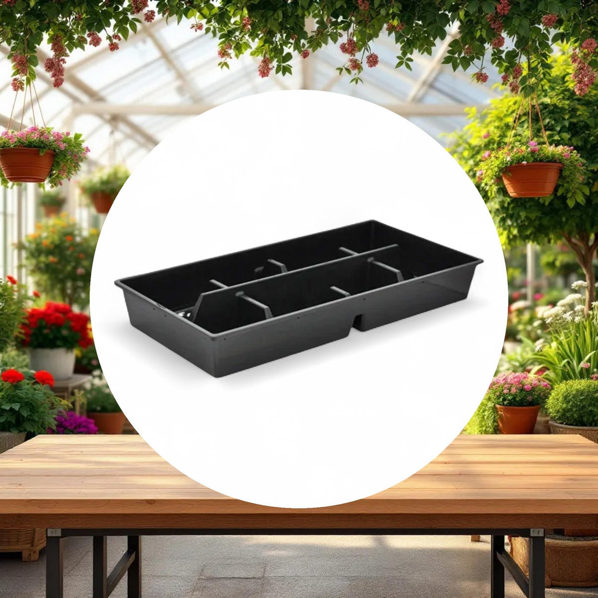 Carrier Tray 8 Site - Fits 5.5in Pots (10in x 20in) - Image 3