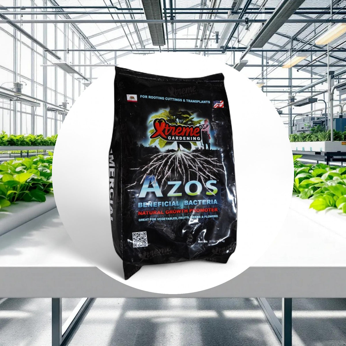 Xtreme Gardening AZOS Beneficial Bacteria Natural Growth Promoter 20lbs - Image 2