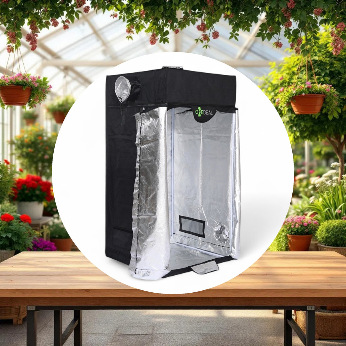 OneDeal Grow Tent 3ft x 3ft x 6ft - Image 4