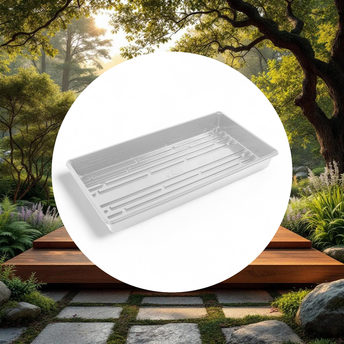 GROW1 EXTREME Propagation Tray w/o Drain Holes White (10in x 20in x 2.25in) - Image 5