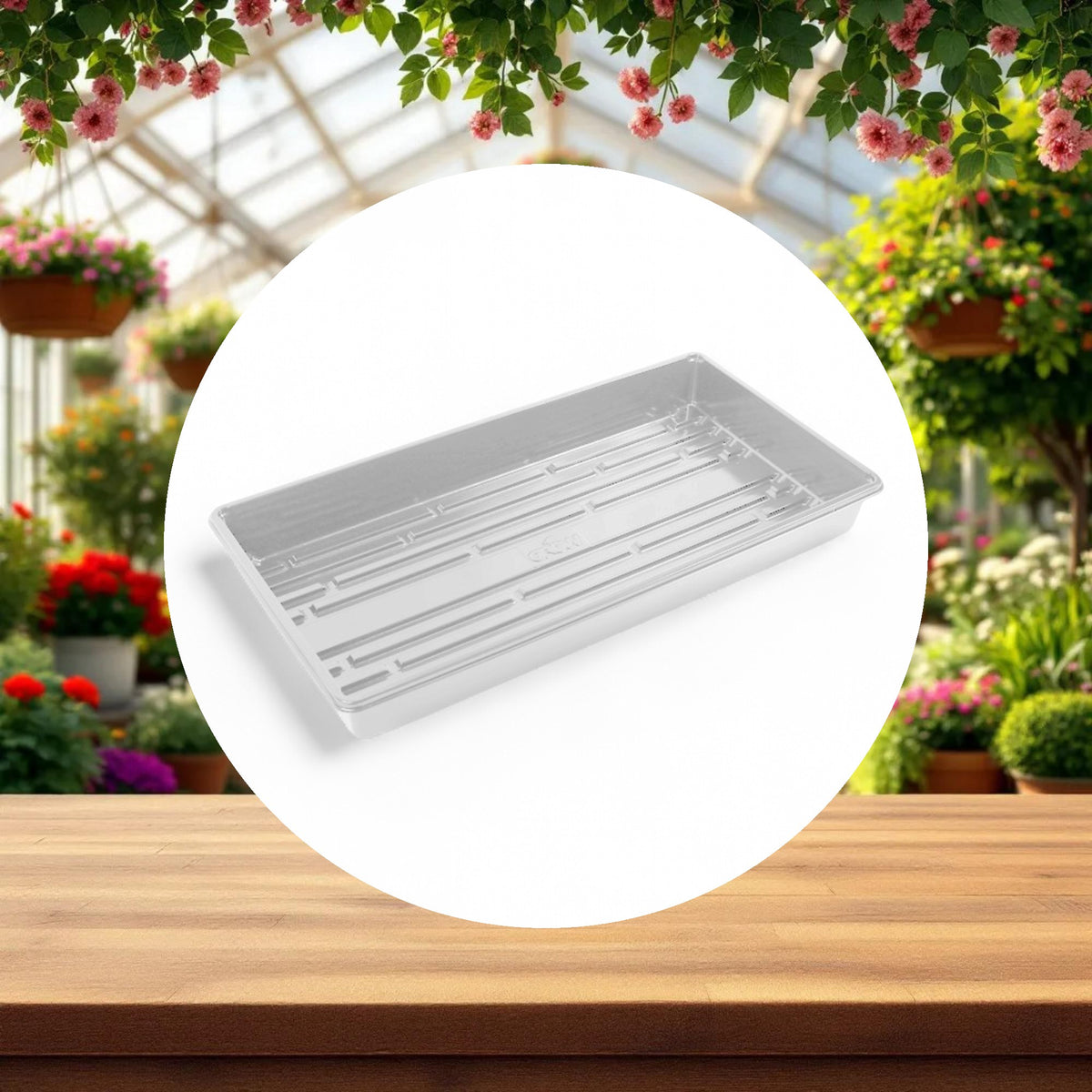 GROW1 EXTREME Propagation Tray w/o Drain Holes White (10in x 20in x 2.25in) - Image 3