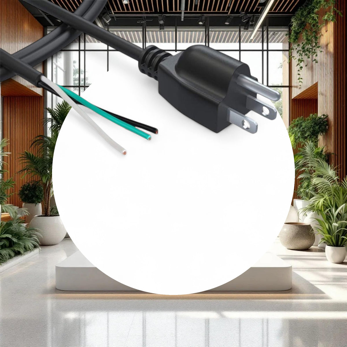 8' Grow1 DIY 16 Gauge 120V Electric Cord - Image 3