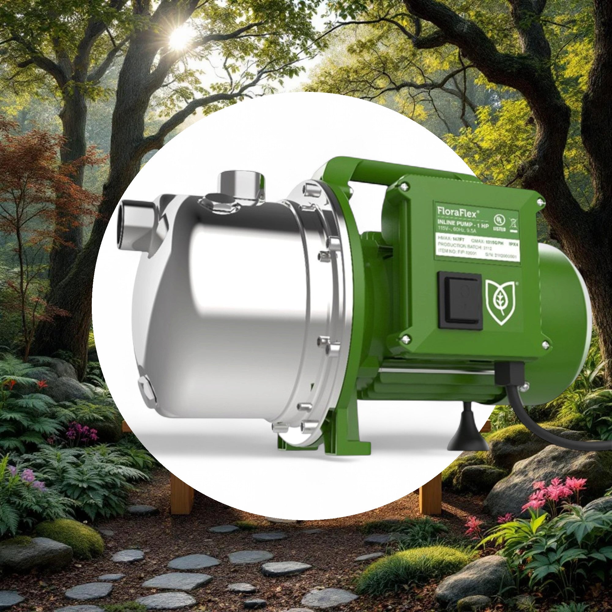 FloraFlex Inline Pump - 1 HP - Image 5
