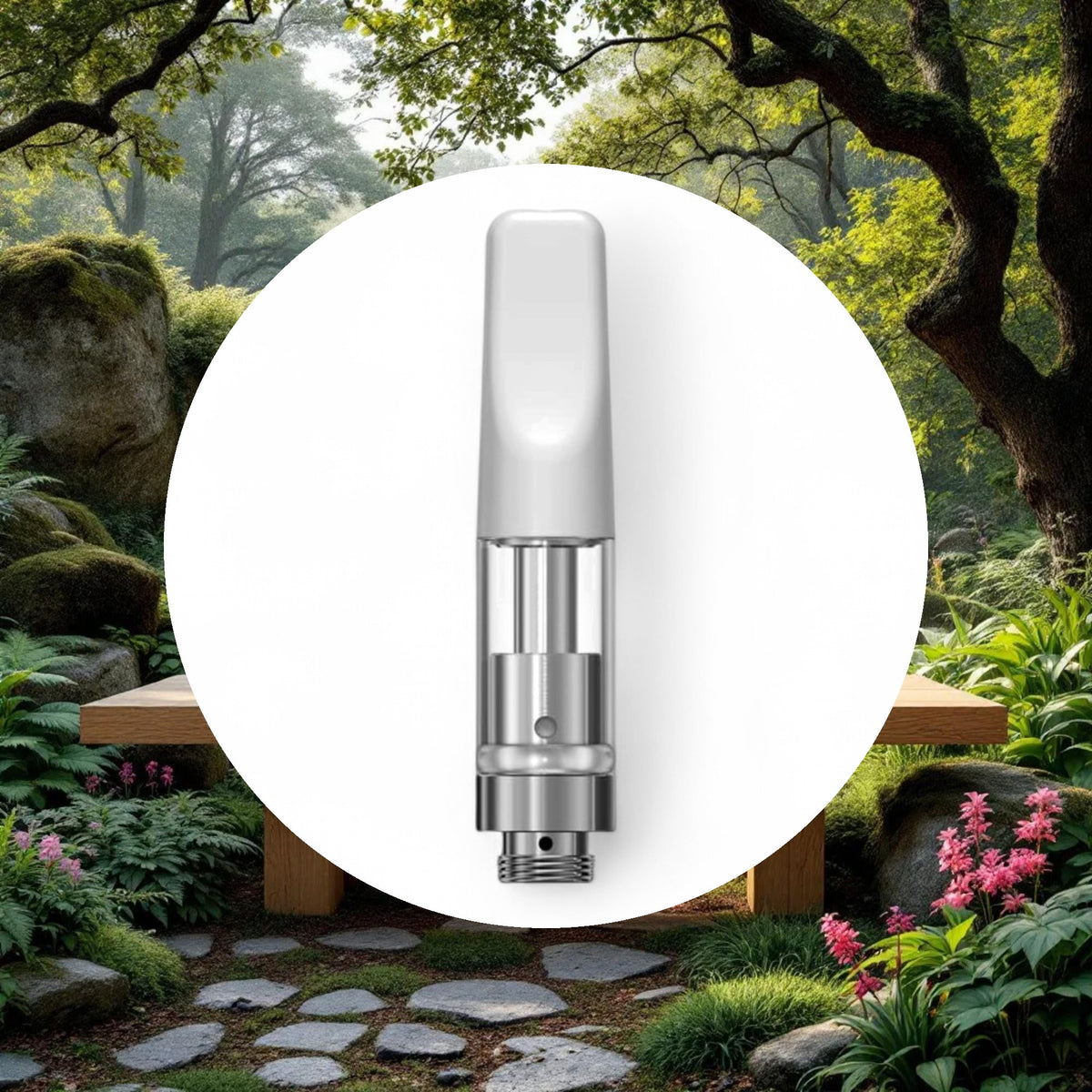 .5ml White Ceramic Cartridge w/ 1.6mm inlet (1-piece) - Image 5