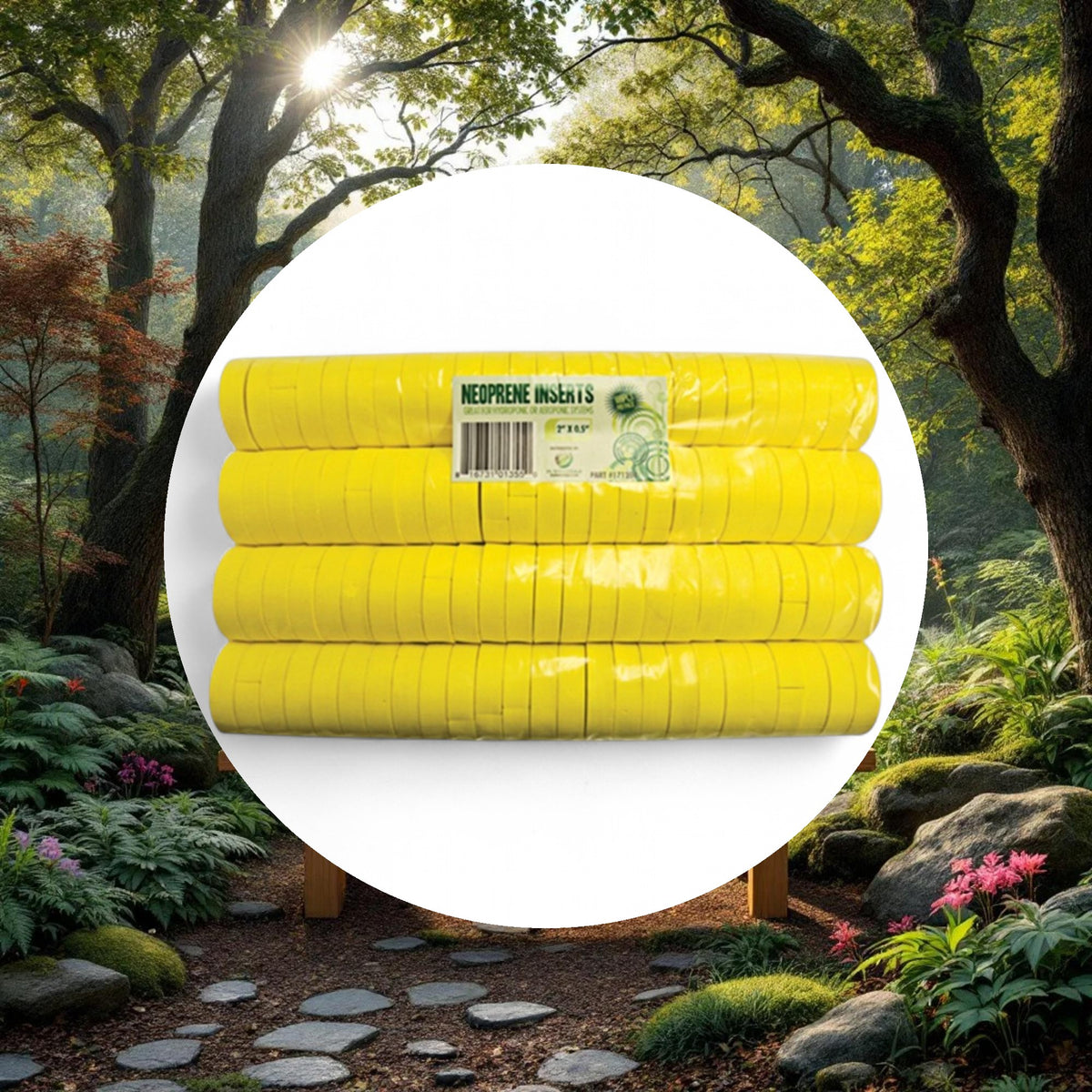GROW1 Neoprene Inserts Yellow 2in (100pcs/Pack) - Image 5