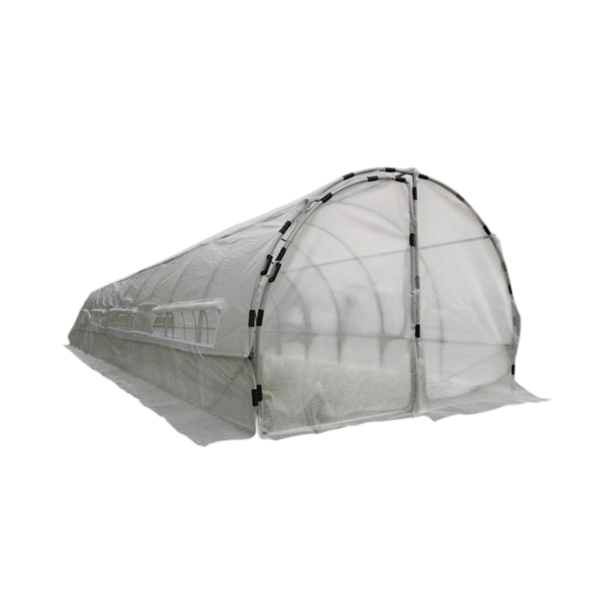 GROW1 Heavy-Duty Greenhouse Hoop House (40ft x 10ft x 6.5ft)