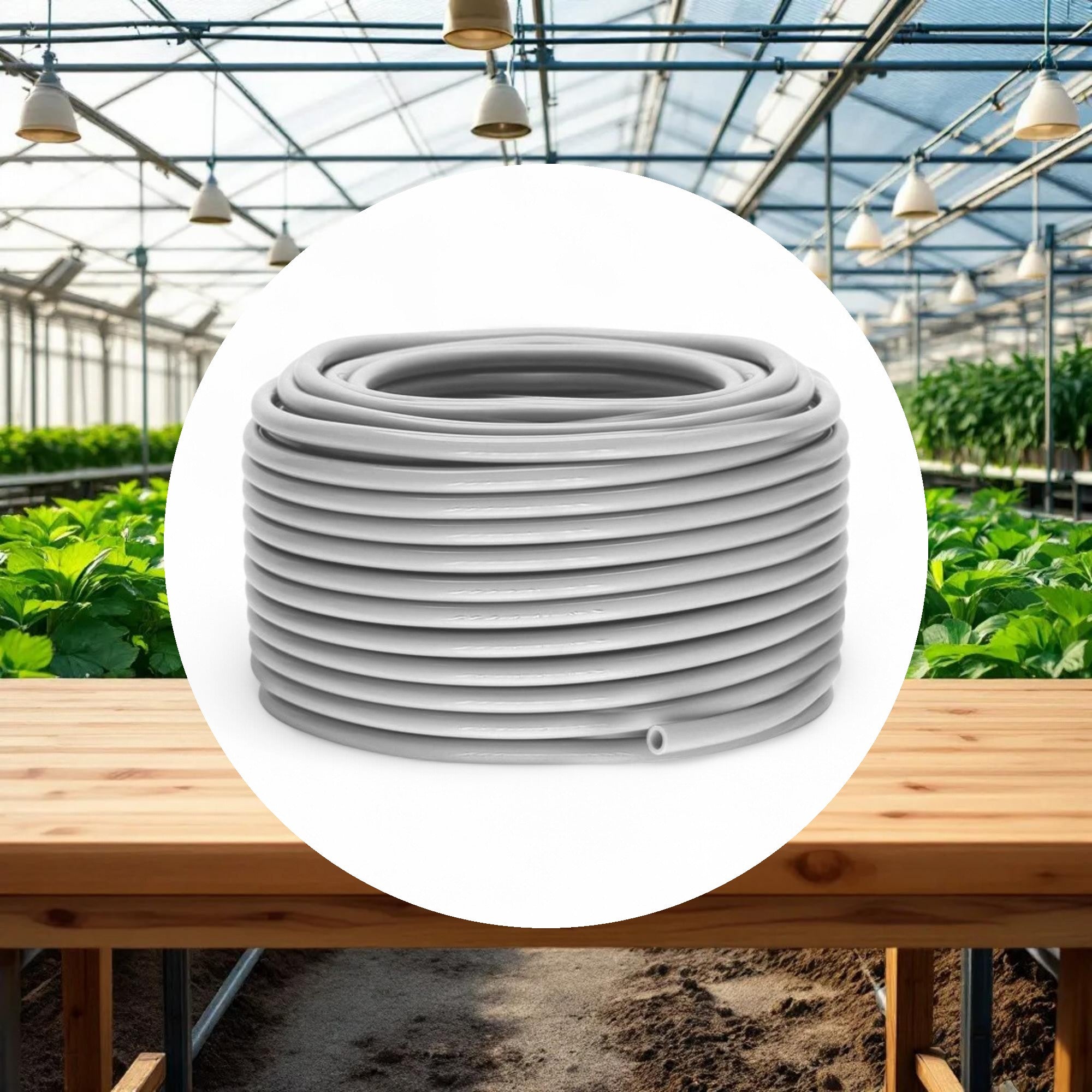 GROW1 White Vinyl Tubing I.D. 3/16in x 1000ft - Image 3
