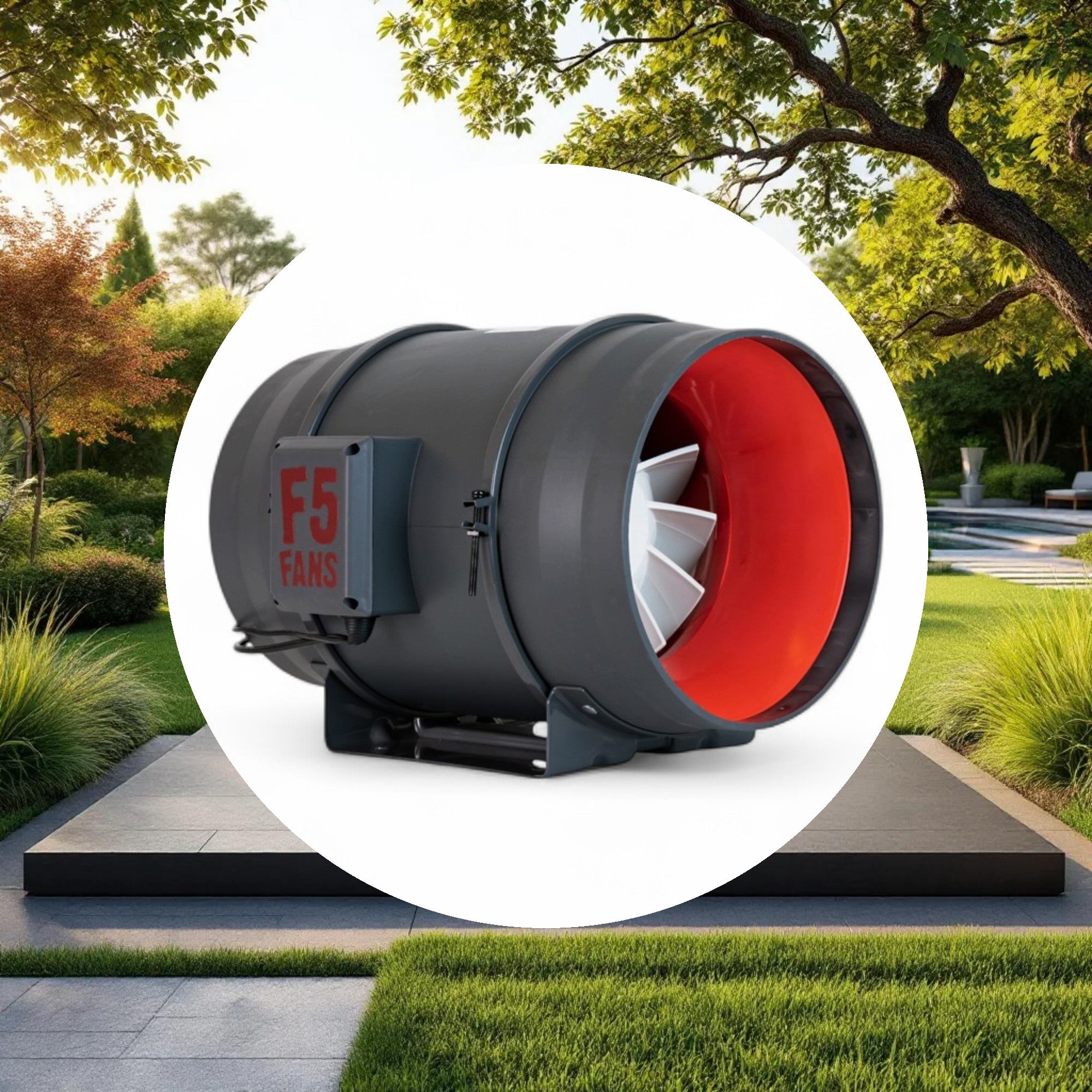F5 Fans Turbo EC Inline Fan 12in - Image 4