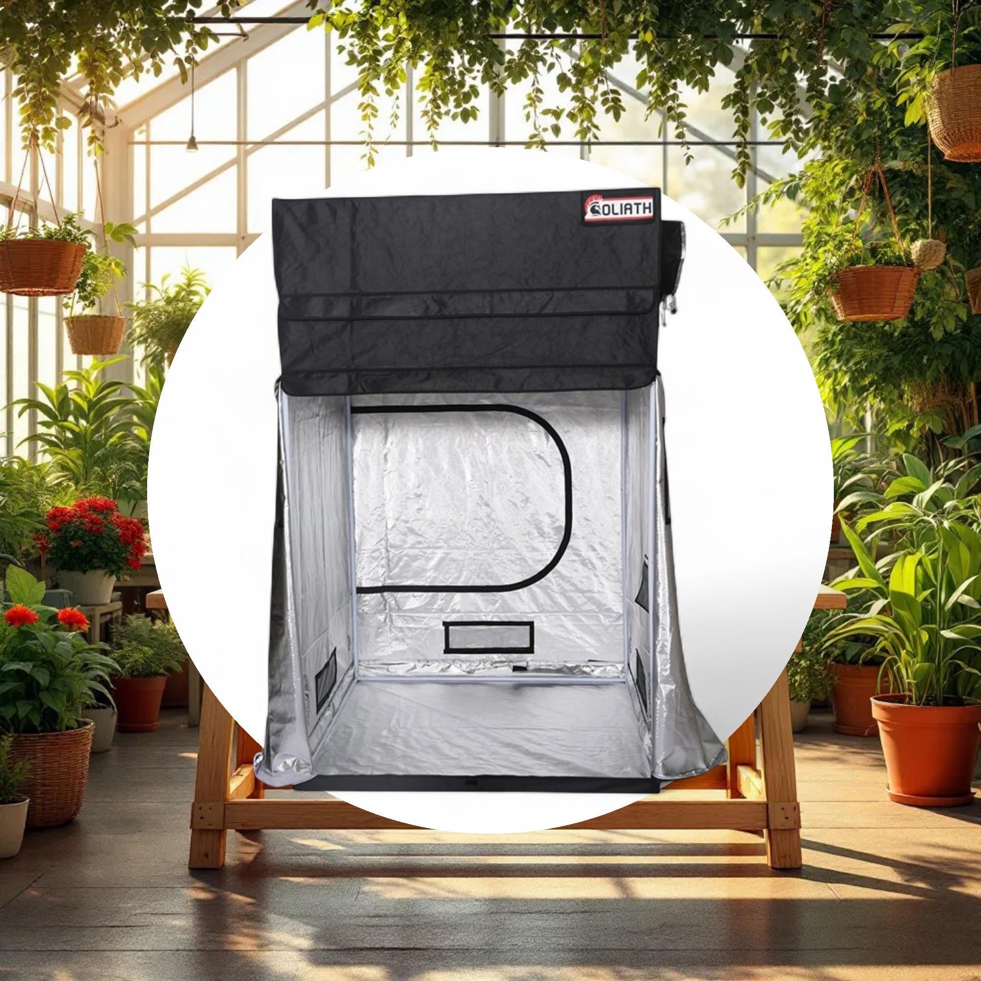 Goliath Grow Tent 5ft x 5ft x 6ft11in - 7ft11in - Image 2