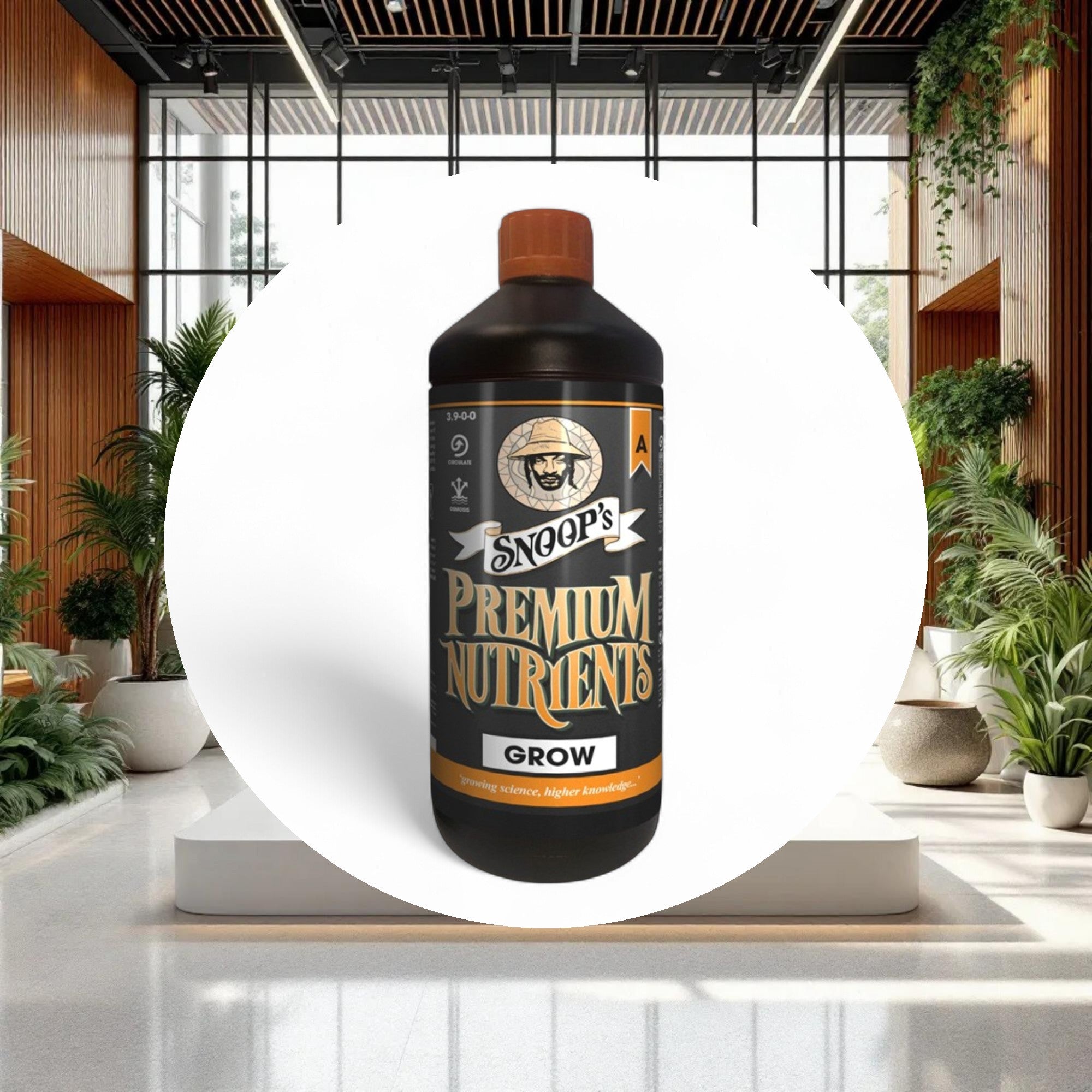 Snoop's Premium Nutrients Grow A Non-Circulating 10ltr 3.6-0-0 (Soil, Hydro Run To Waste) - Image 3