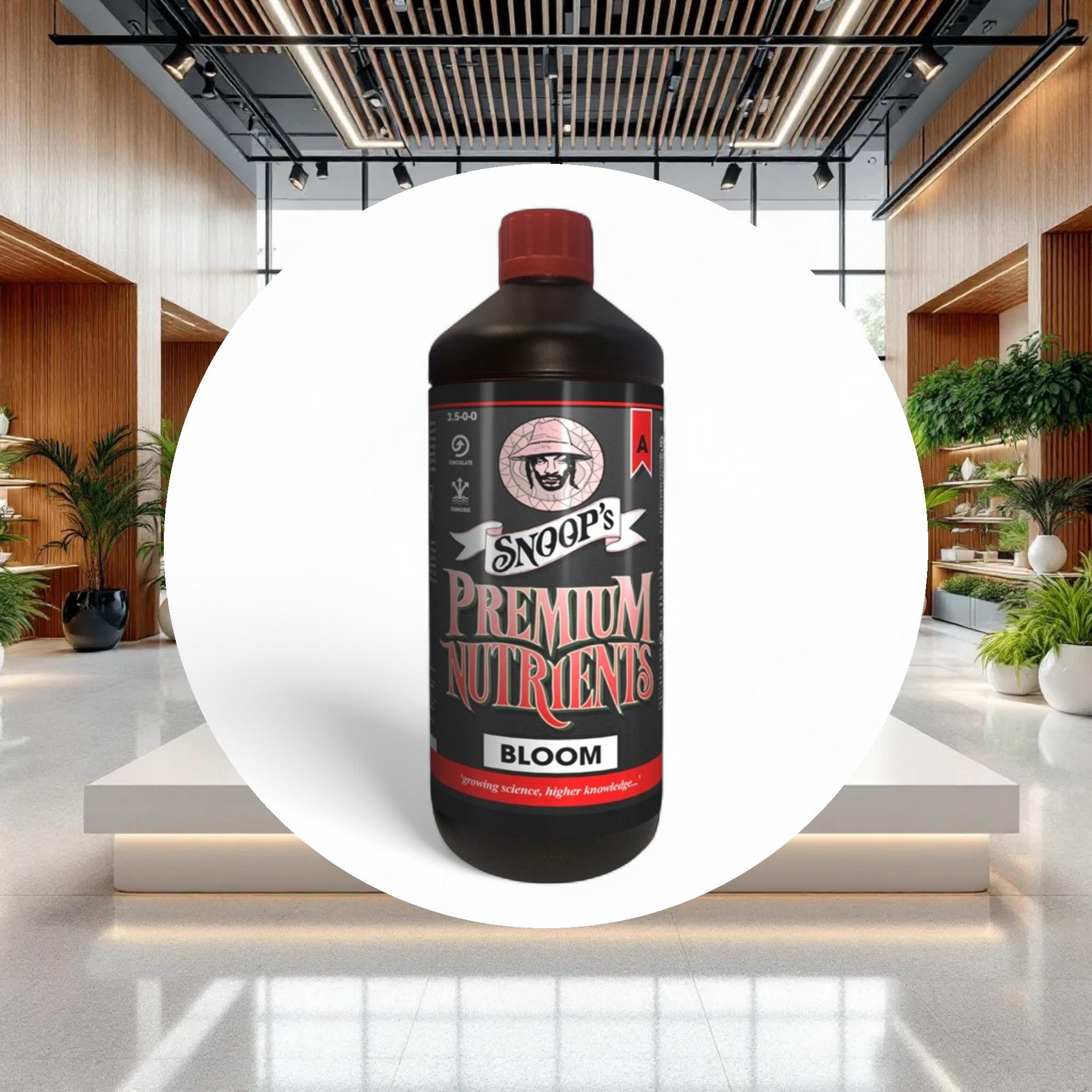Snoop's Premium Nutrients Bloom A Non-Circulating 1ltr 3.1-0-0 (Soil, Hydro Run To Waste) - Image 4