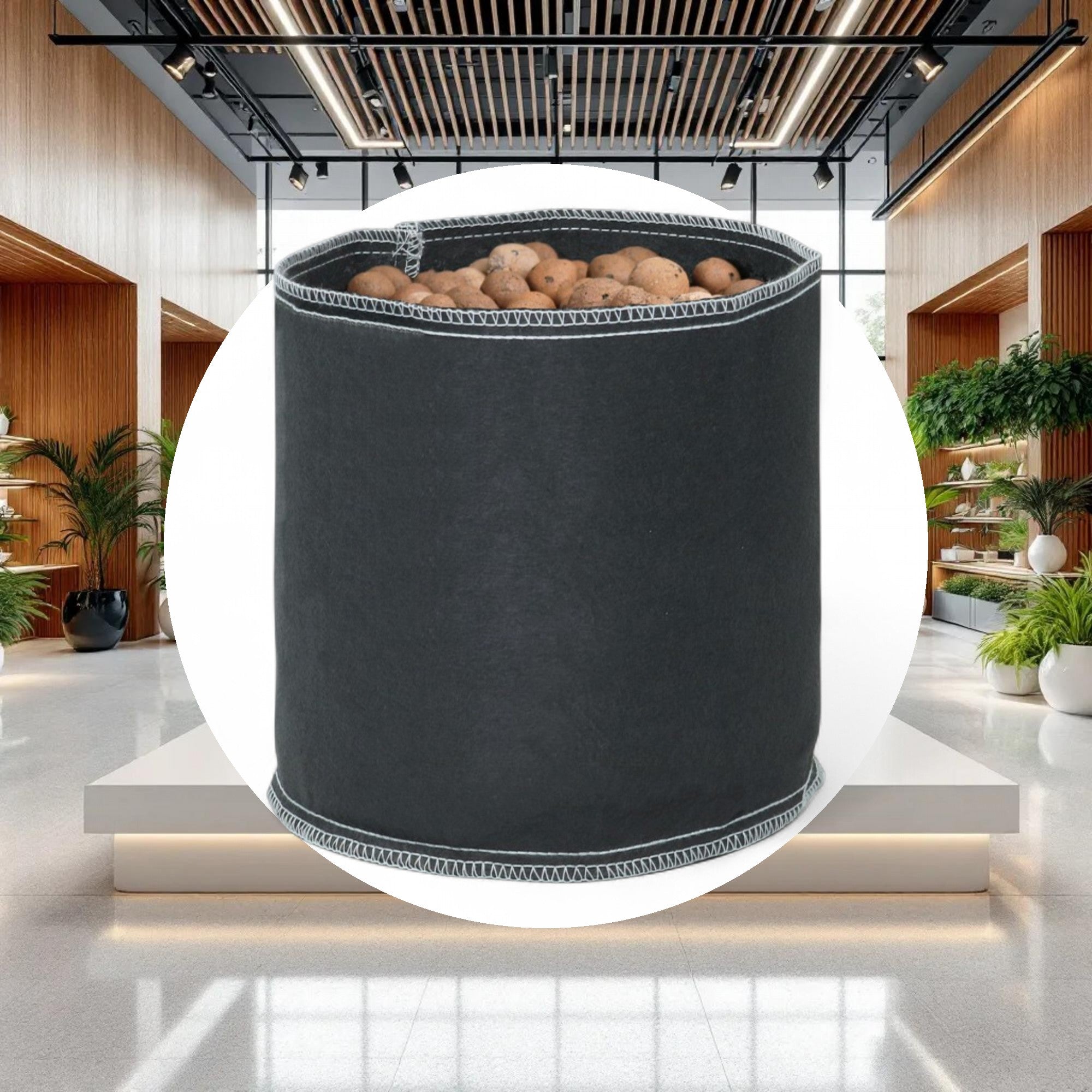 Grow1 Fabric Pot Black 500 Gallon - Image 3