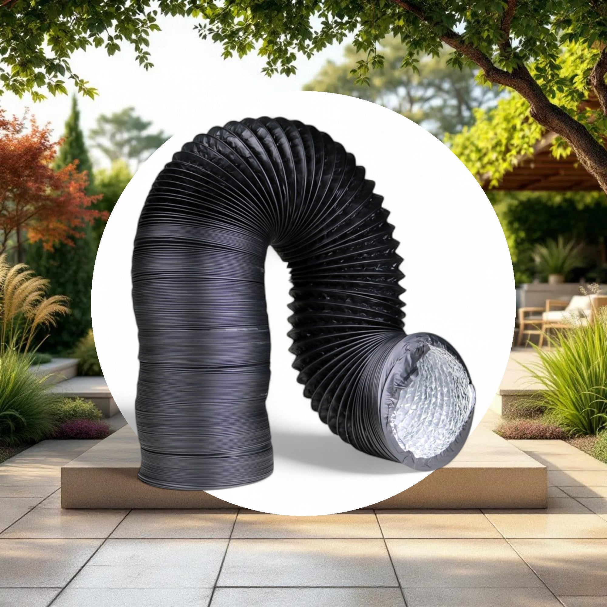 Light-Proof Black Duct 8in x 25ft - Image 4